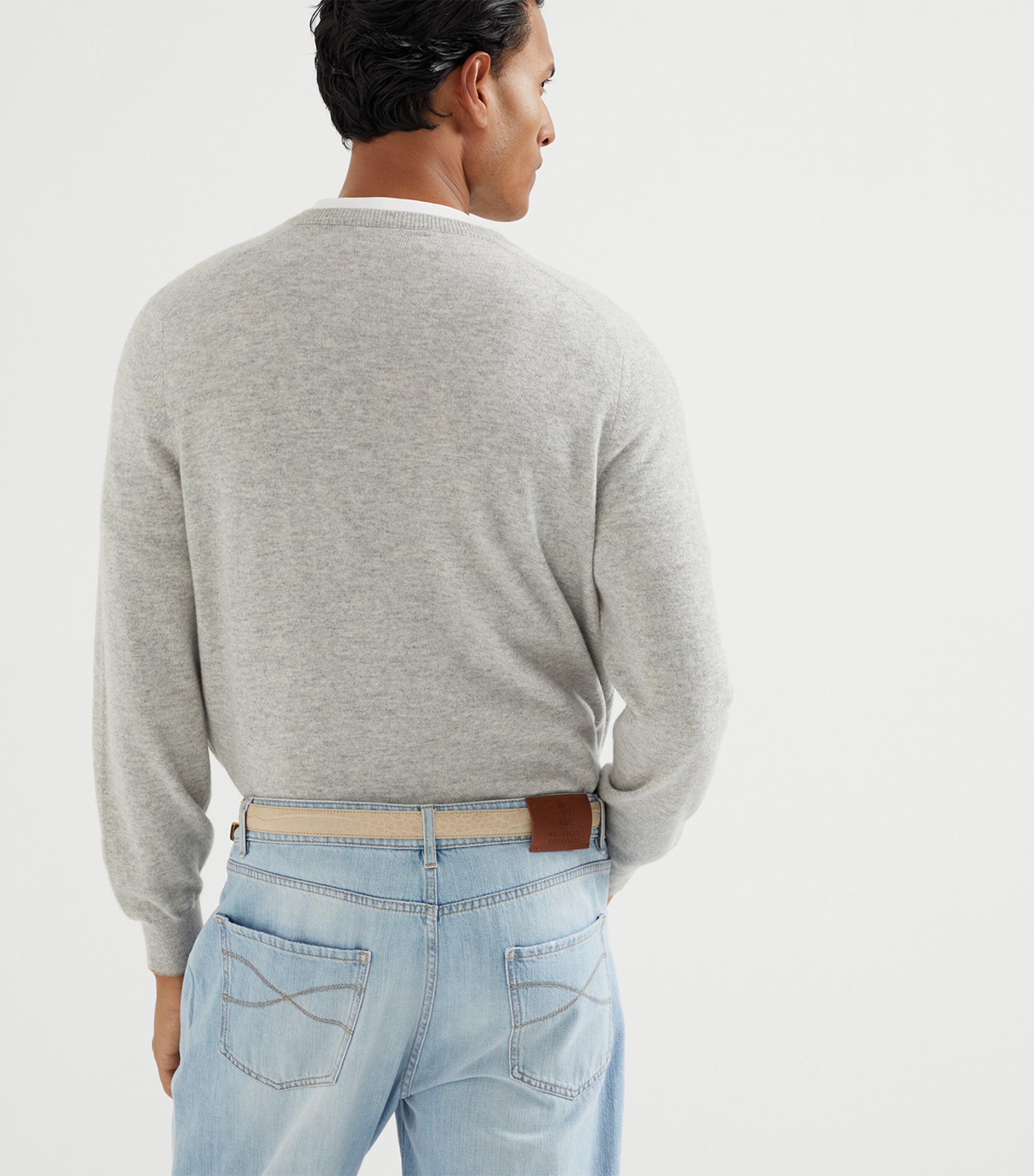 Brunello Cucinelli Cashmere V-Neck Sweater | Harrods US