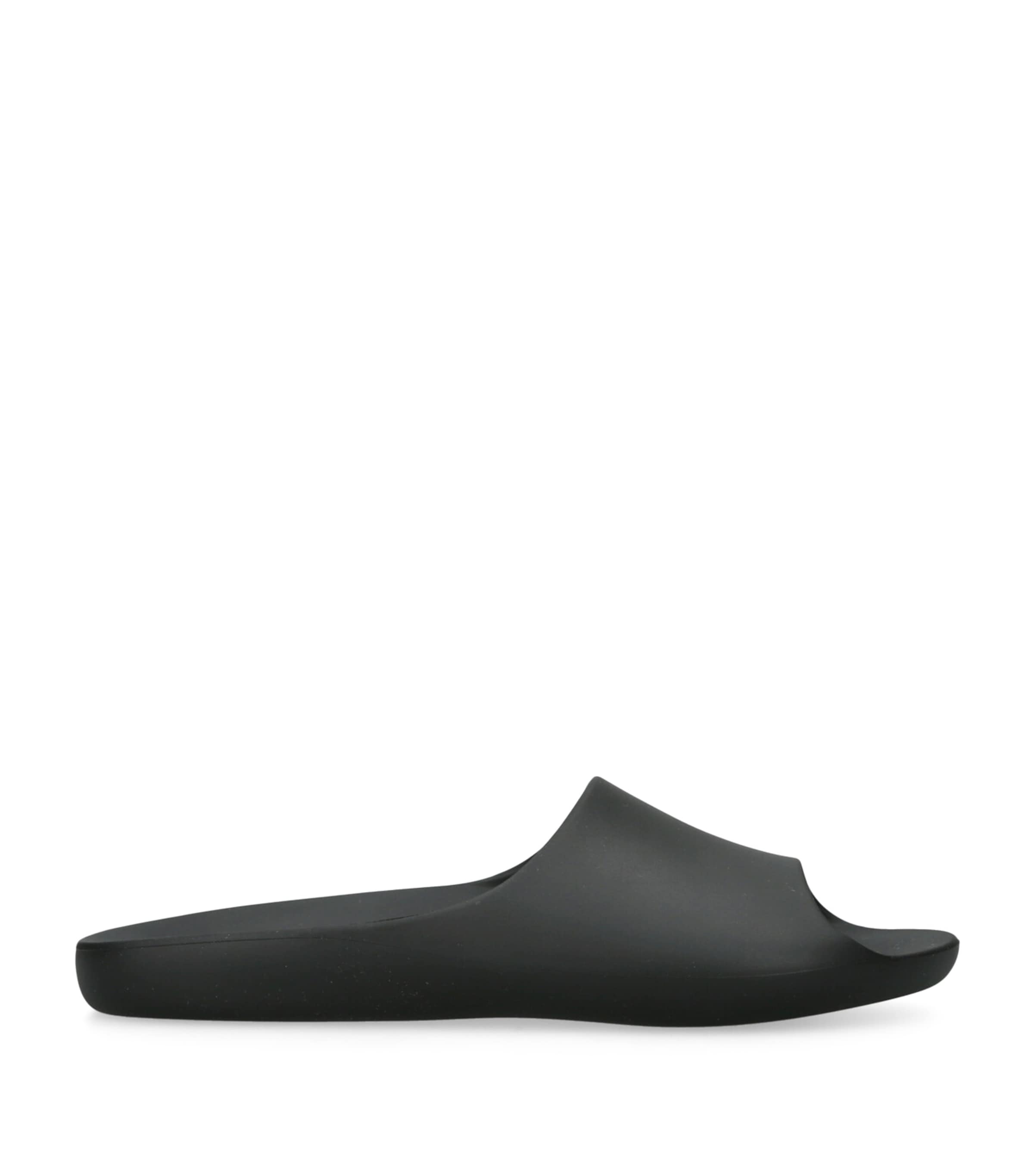 The Row Ama Foam Slide Sandals In Black