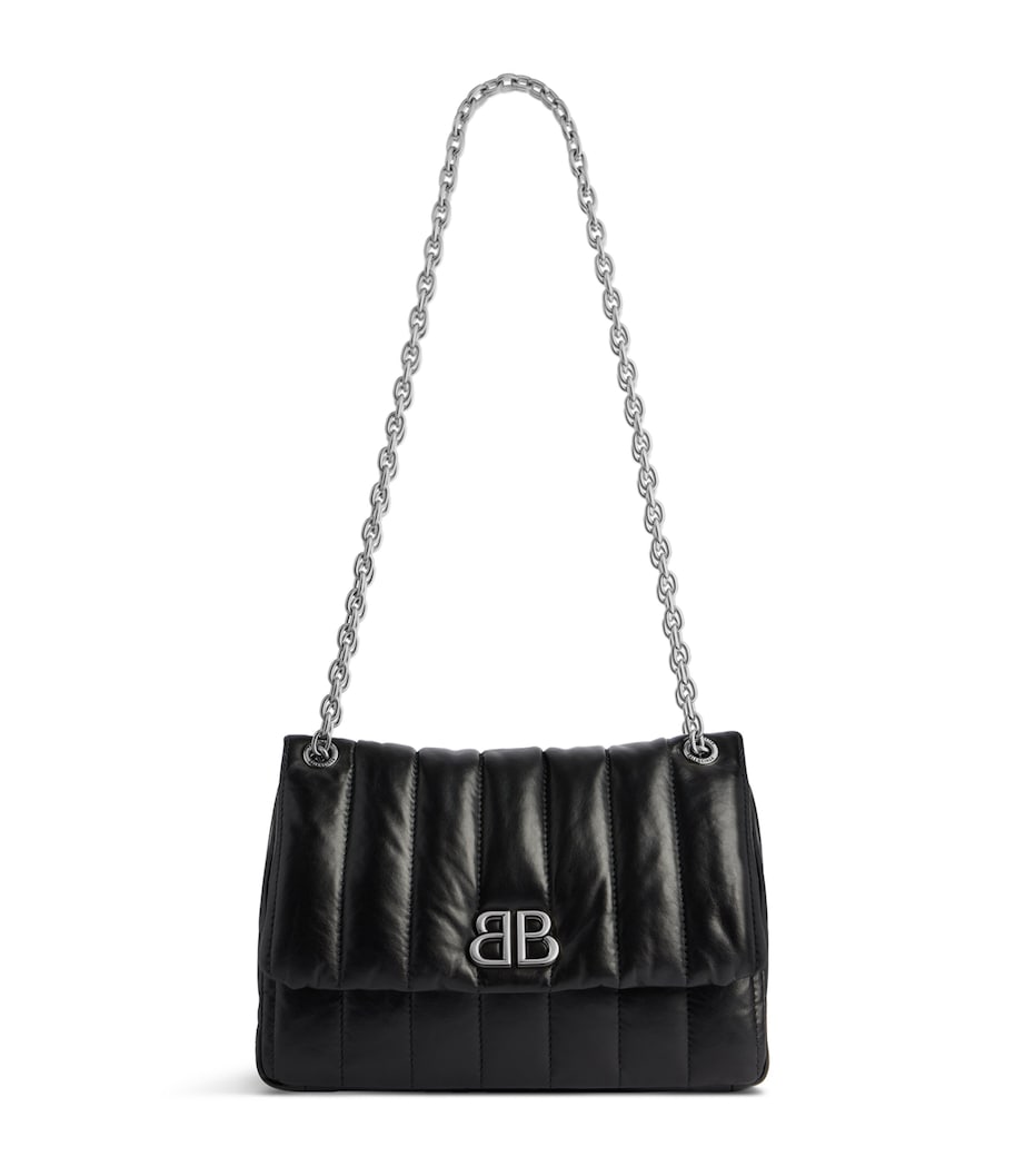 Balenciaga Mini Leather Monaco Shoulder Bag Image 1