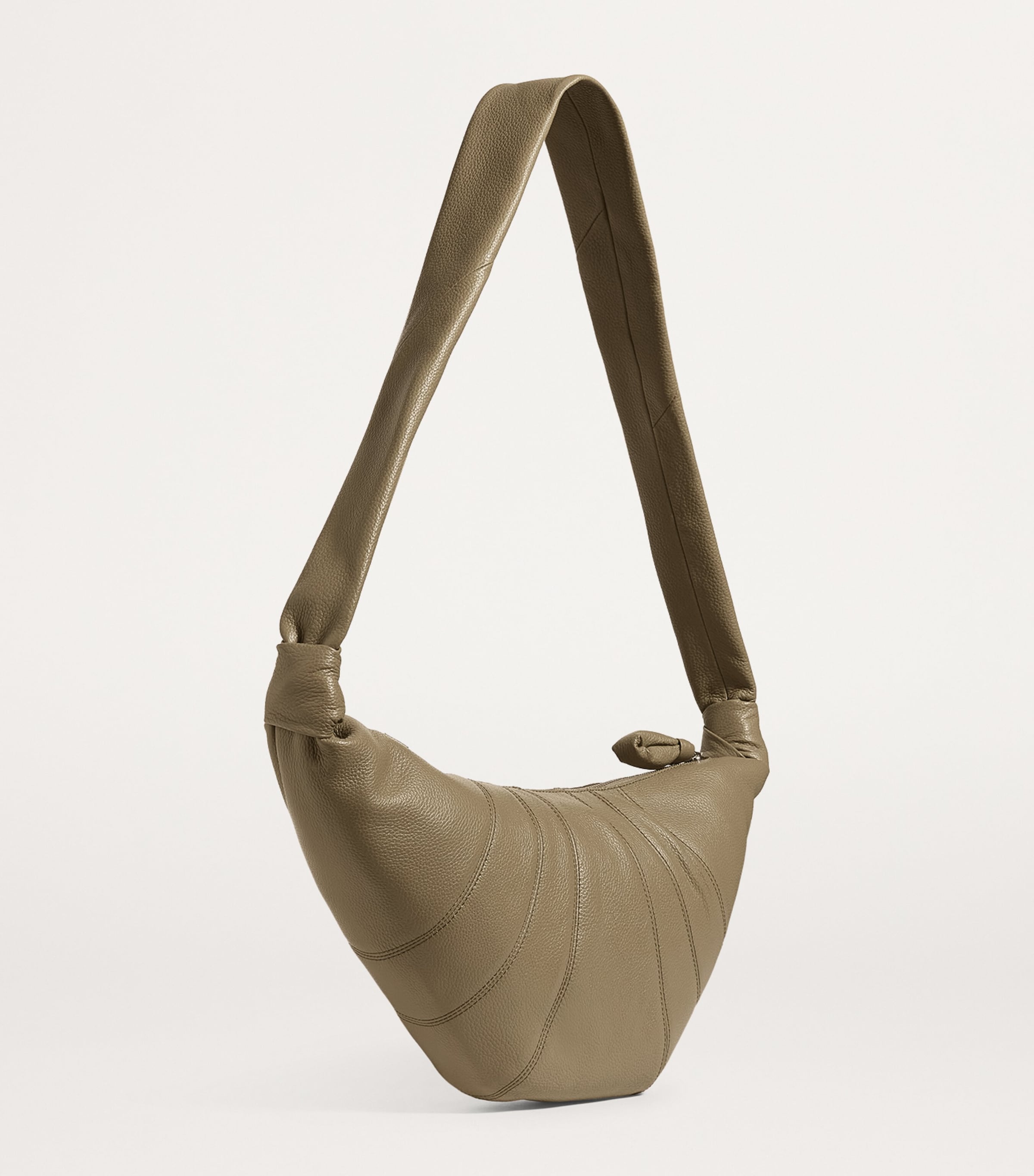 Lemaire Medium Grained Leather Croissant Cross-Body Bag Lemaire Medium Grained Leather Croissant Cross-Body Bag