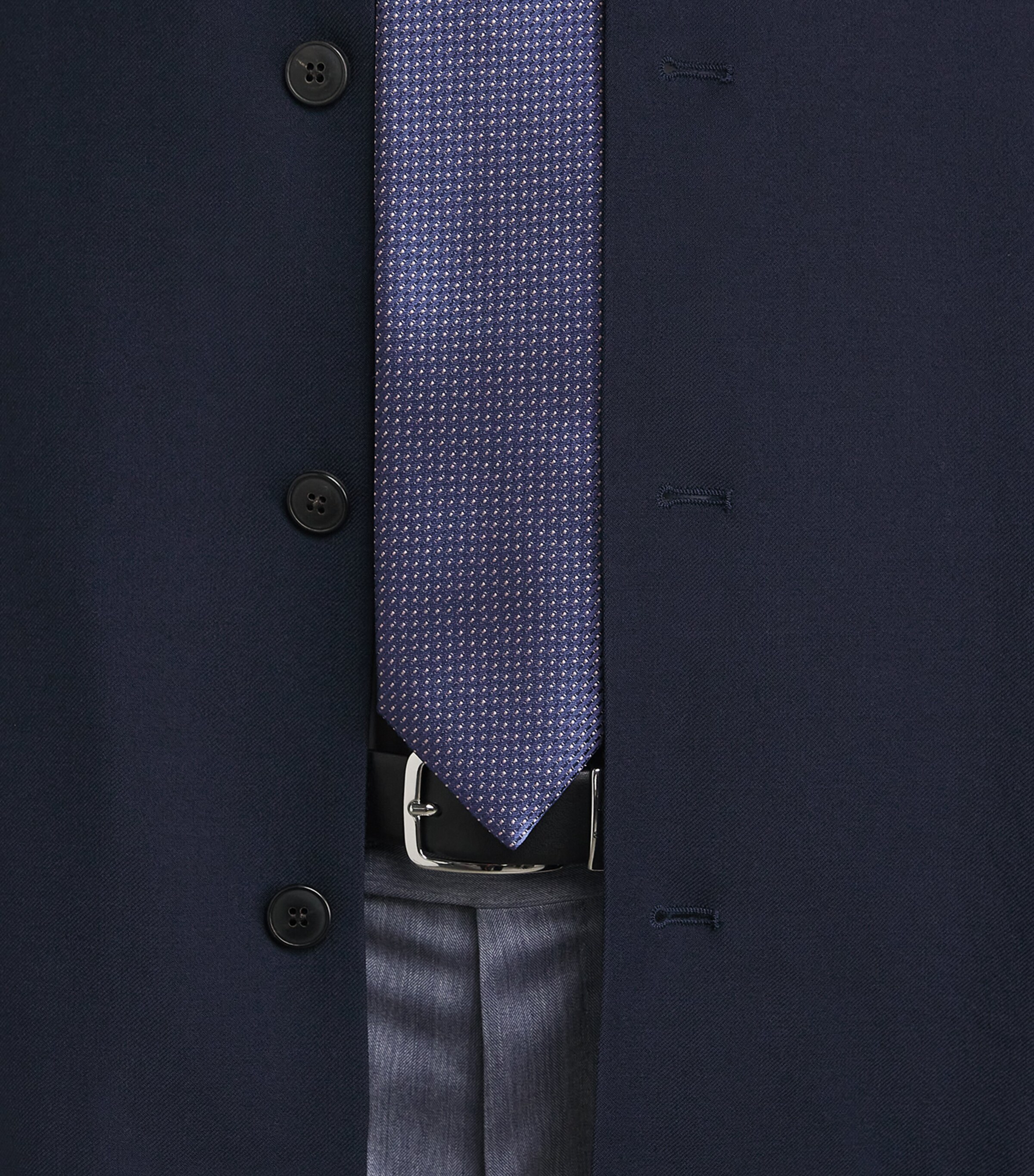 Silk Geometric-Jacquard Tie 4859 Image 3