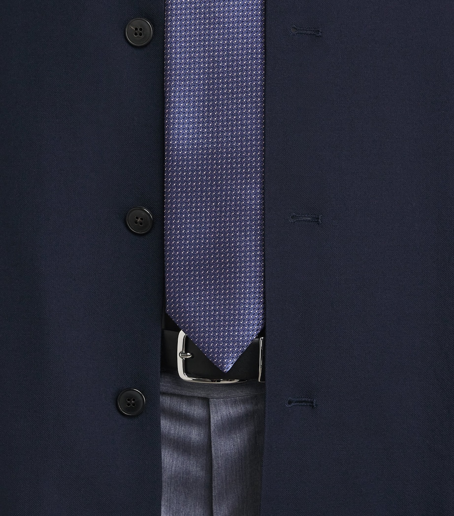 Silk Geometric-Jacquard Tie 4859 Image 3