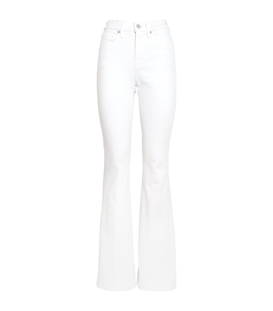 Beverly High-Rise Skinny Flared Jeans WHITE Image 1