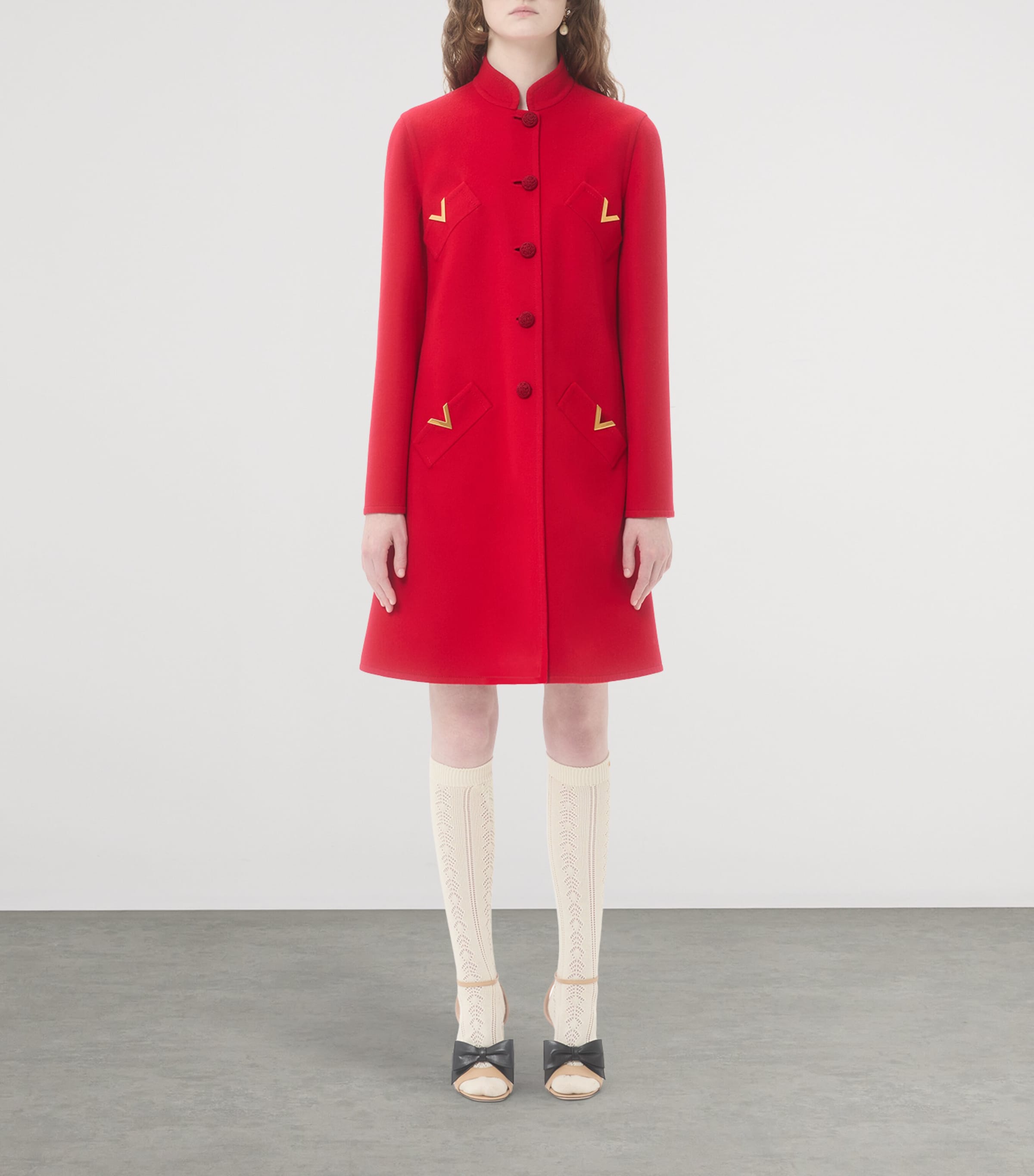 Wool-Cashmere Coat R9M Image 2