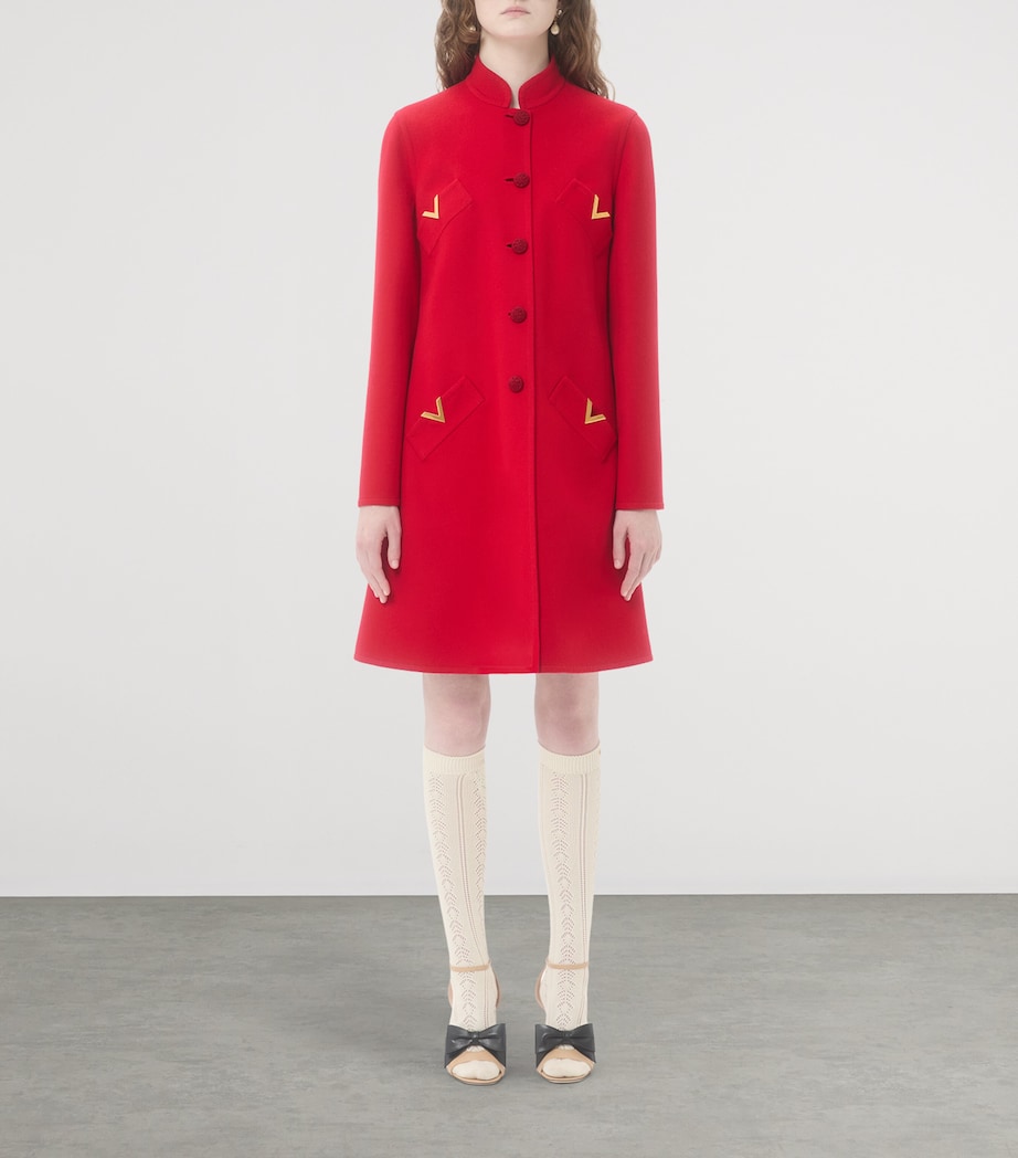 Wool-Cashmere Coat R9M Image 2