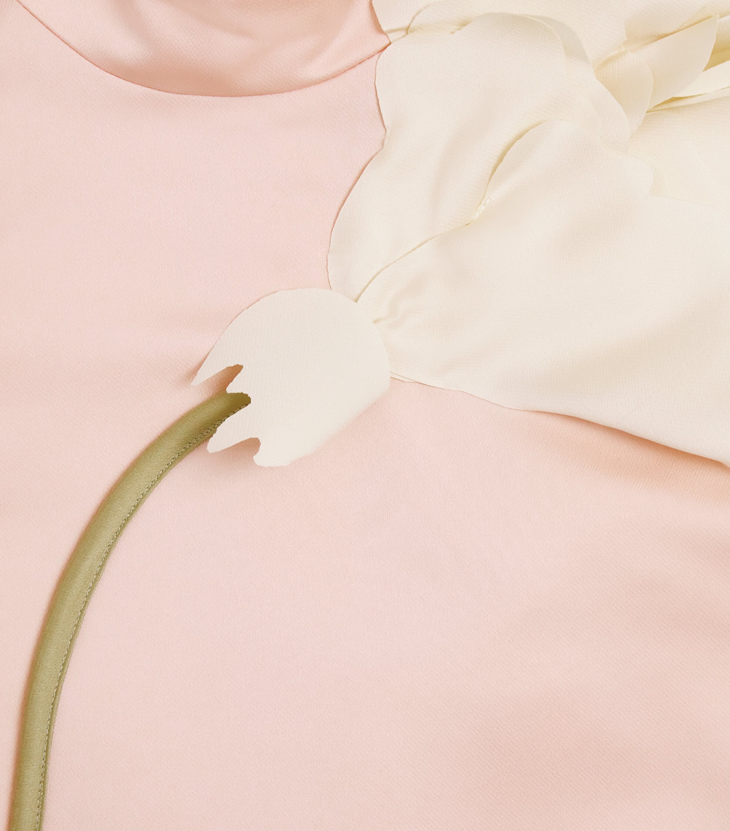 Satin Kiss Me Over The Garden Fence Dress (3-8 Years) 702PINK SATIN Image 3