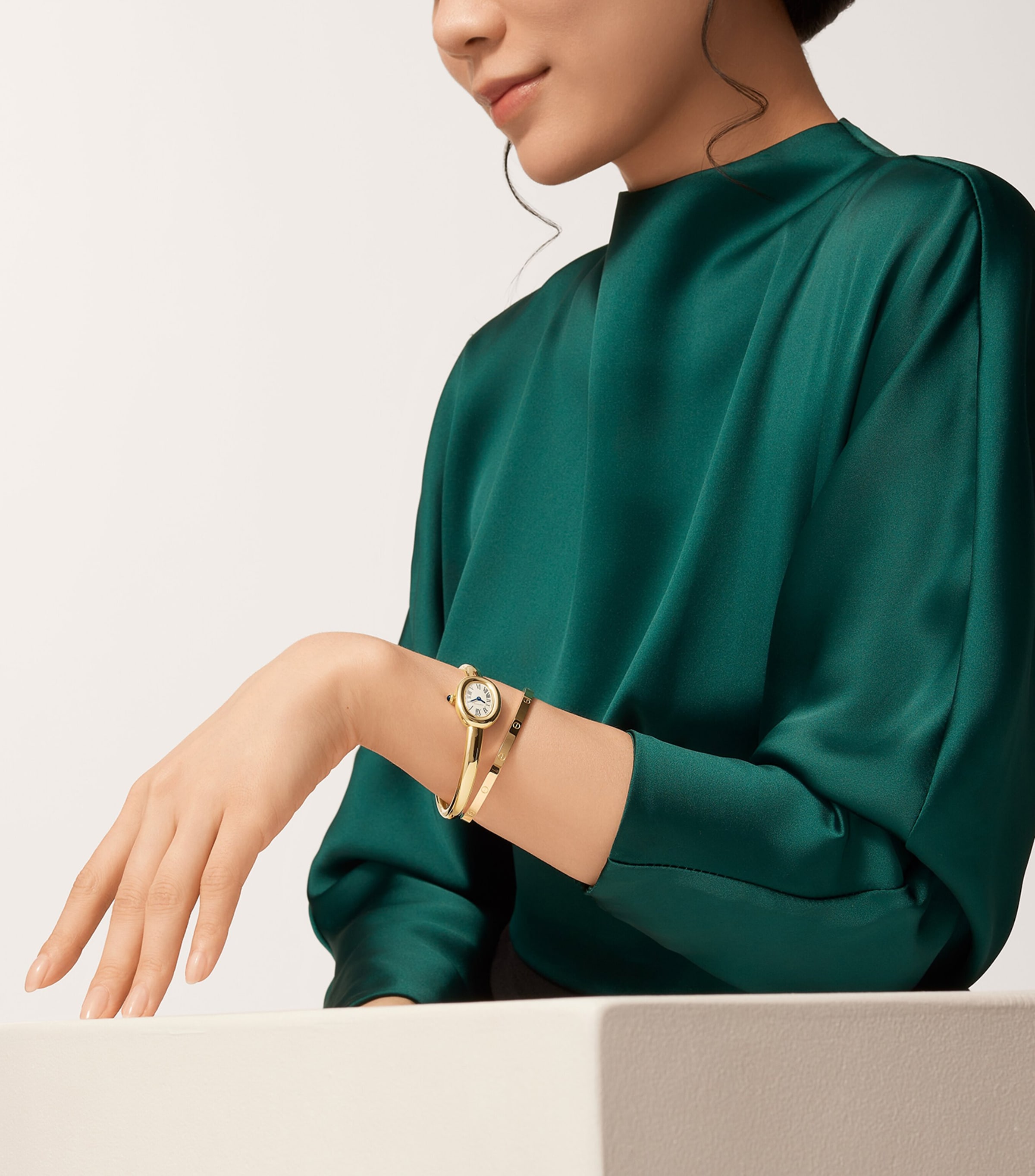 Mini Yellow Gold Baignoire Watch 18.7mm (Size 17) YELLOW GOLD Image 7