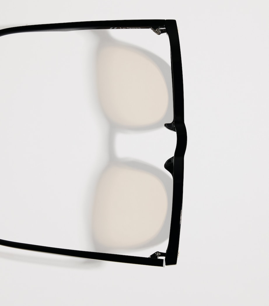 Round Heart Throb Sunglasses BLACK Image 5