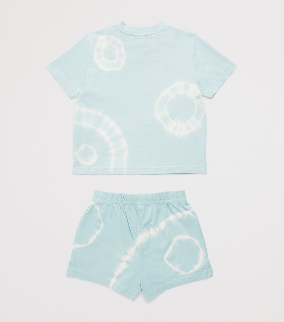 Ralph Lauren Kids Cotton Polo Bear T-Shirt and Shorts Set (3-24 Months) Parakeet Image 2