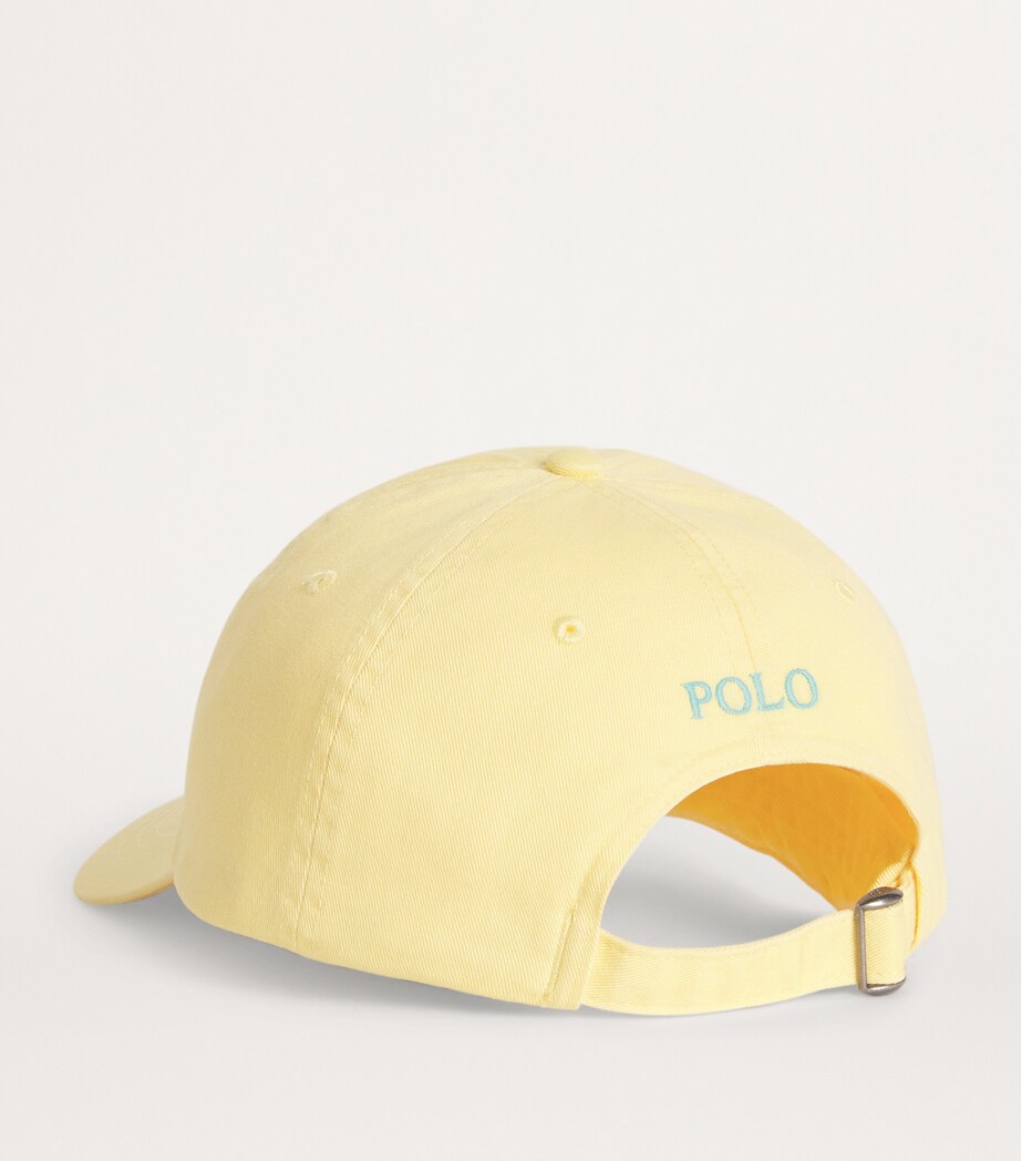 Polo Ralph Lauren Cotton Polo Pony Baseball Cap Yellow Image 3