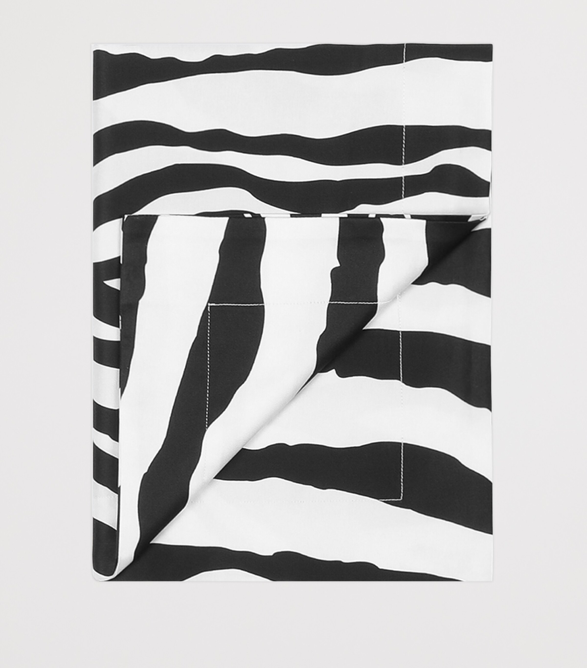 Dolce&Gabbana Casa Set of 2 Cotton Zebra Pillowcases (60cm x 90cm) Zebra Image 3
