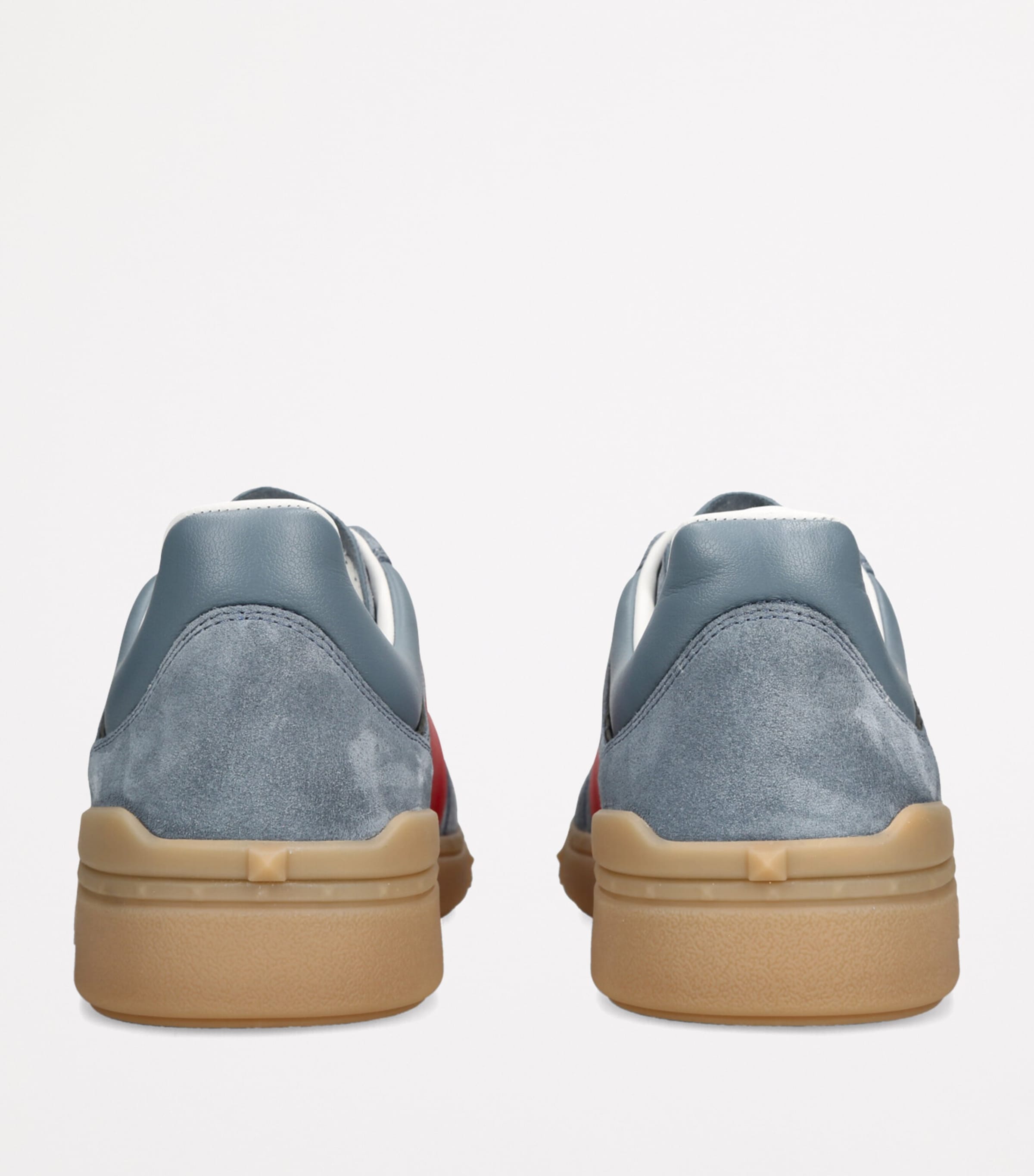 Valentino Garavani Suede Upvillage Sneakers Grey/other Image 2