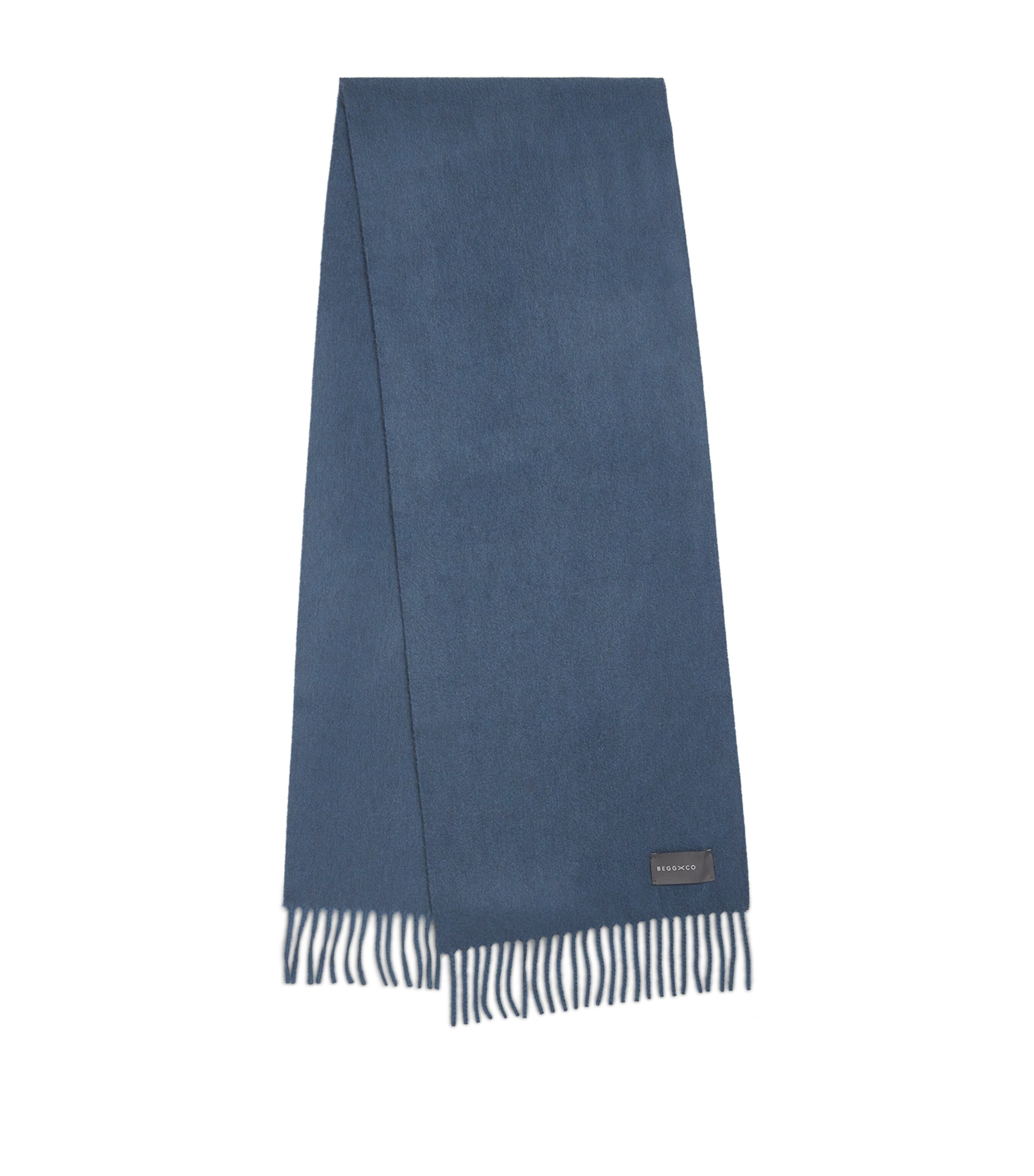 Begg X Co Cashmere Scarf In Blue