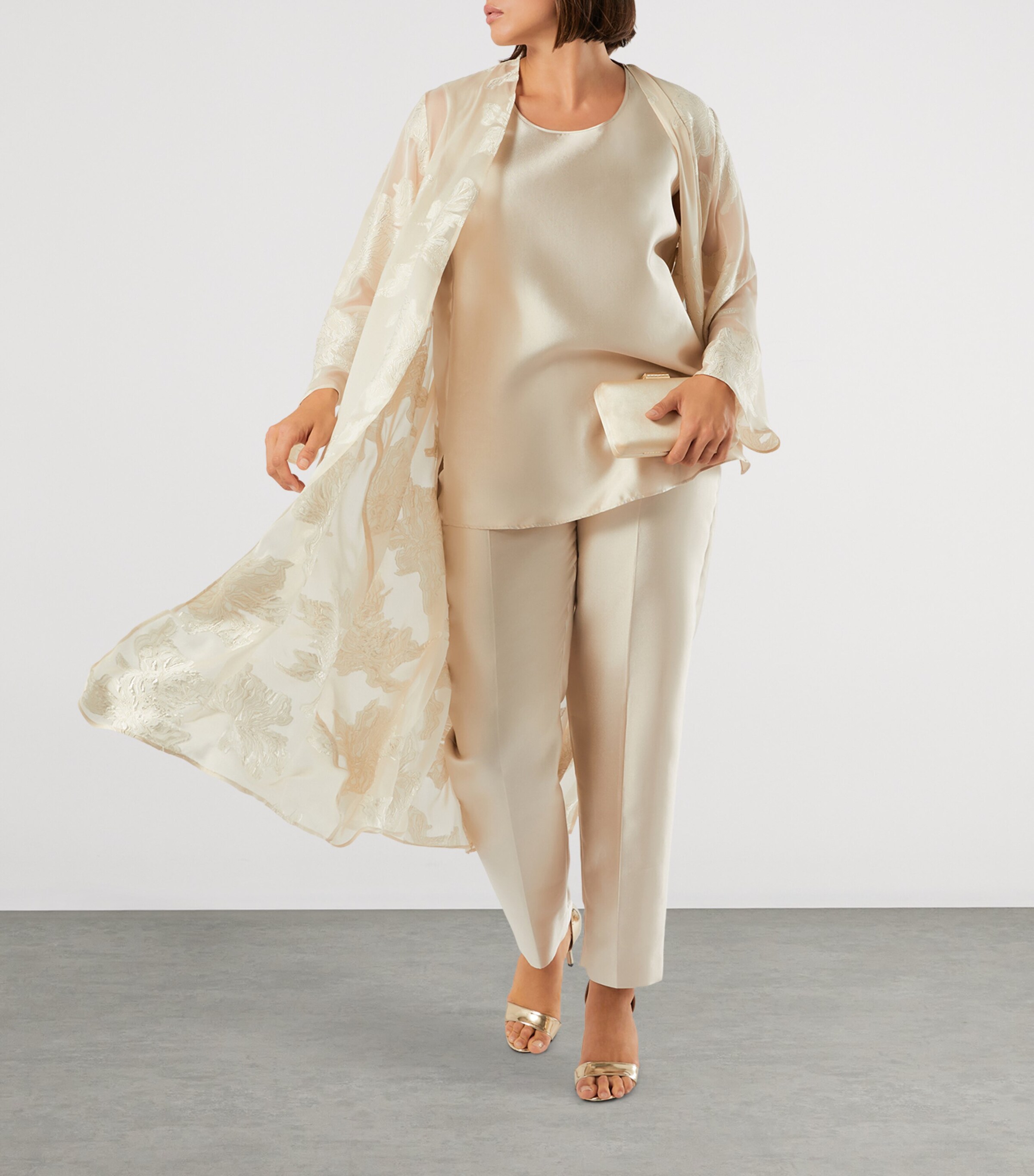 Silk-Blend Kren Jacket SAND Image 5