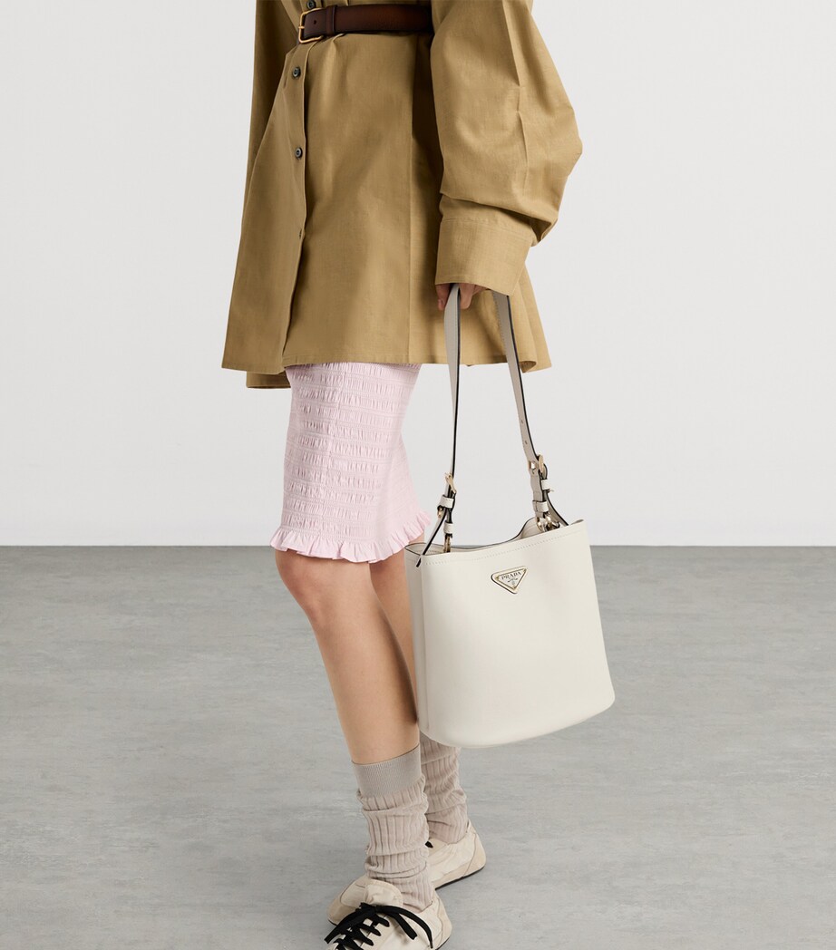 Medium Leather Shoulder Bag F0PG7 Image 8