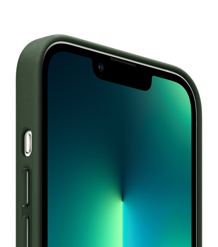 Leather iPhone 13 Pro MagSafe Case SEQUOIA GREEN Image 2