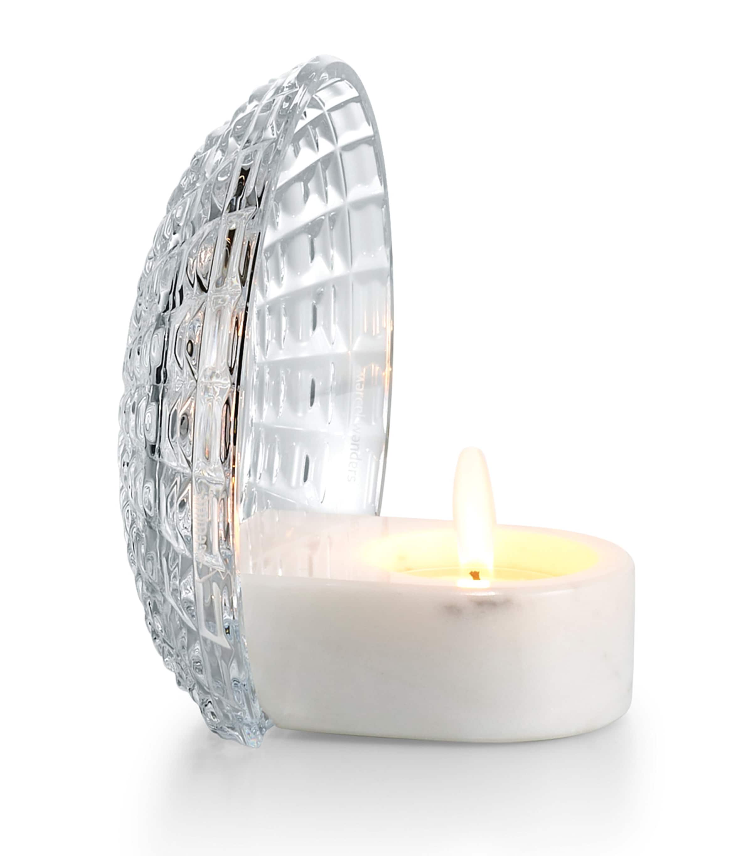 Crystal New Antique Aura Candle Holder (12cm) CLEAR Image 2