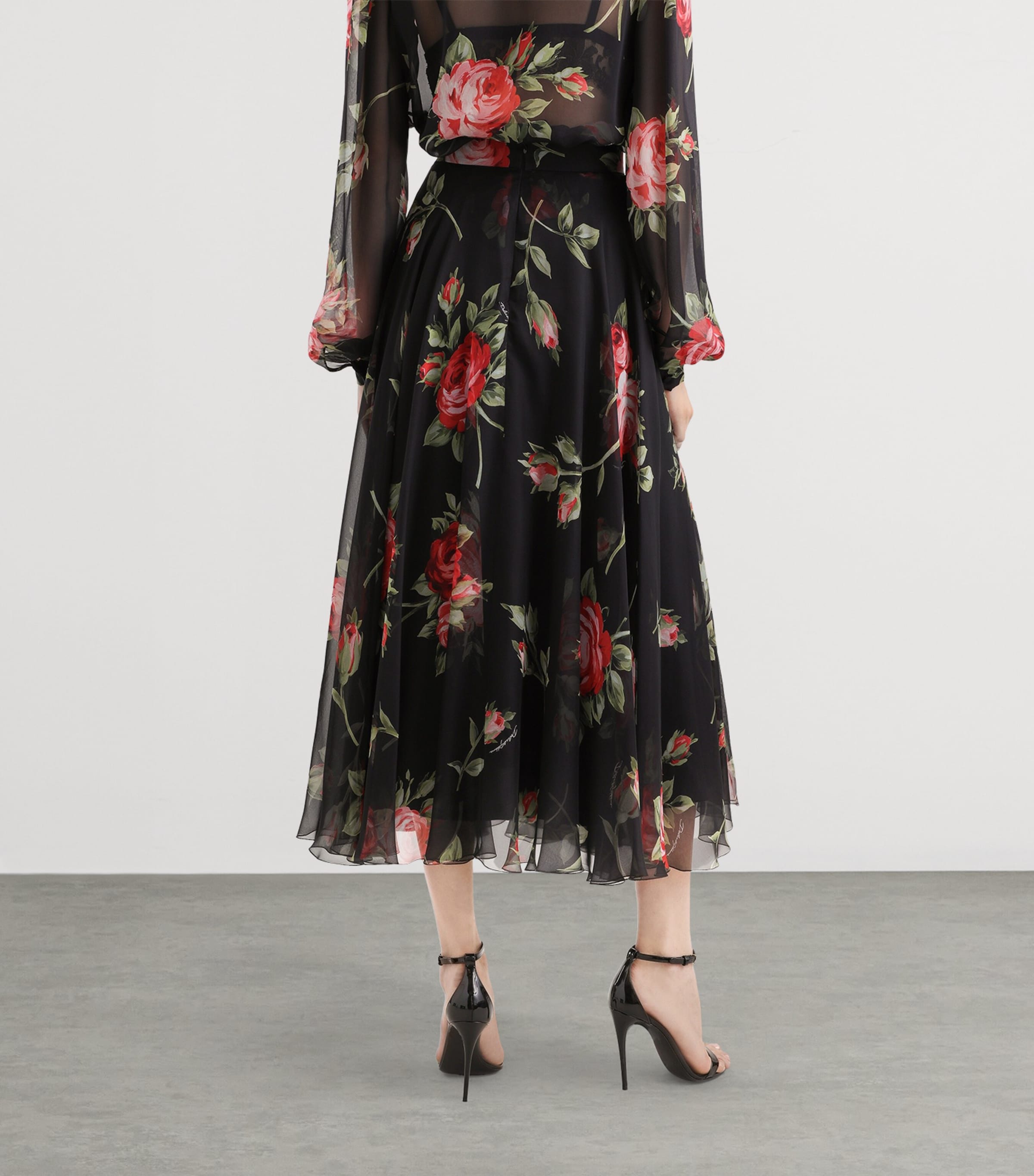 Floral Maxi Skirt HN5ZN-BOUQ Image 5