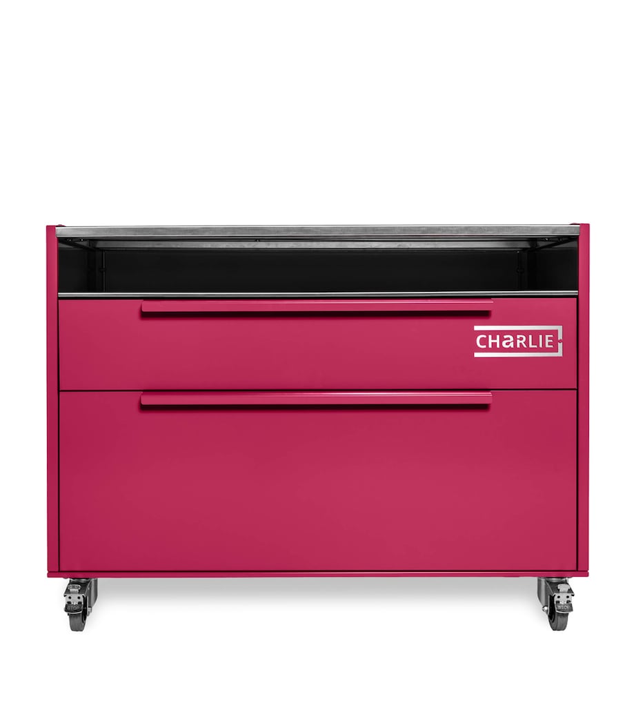 Charlie Outdoor Island Cabinet RHUBARB Image 1