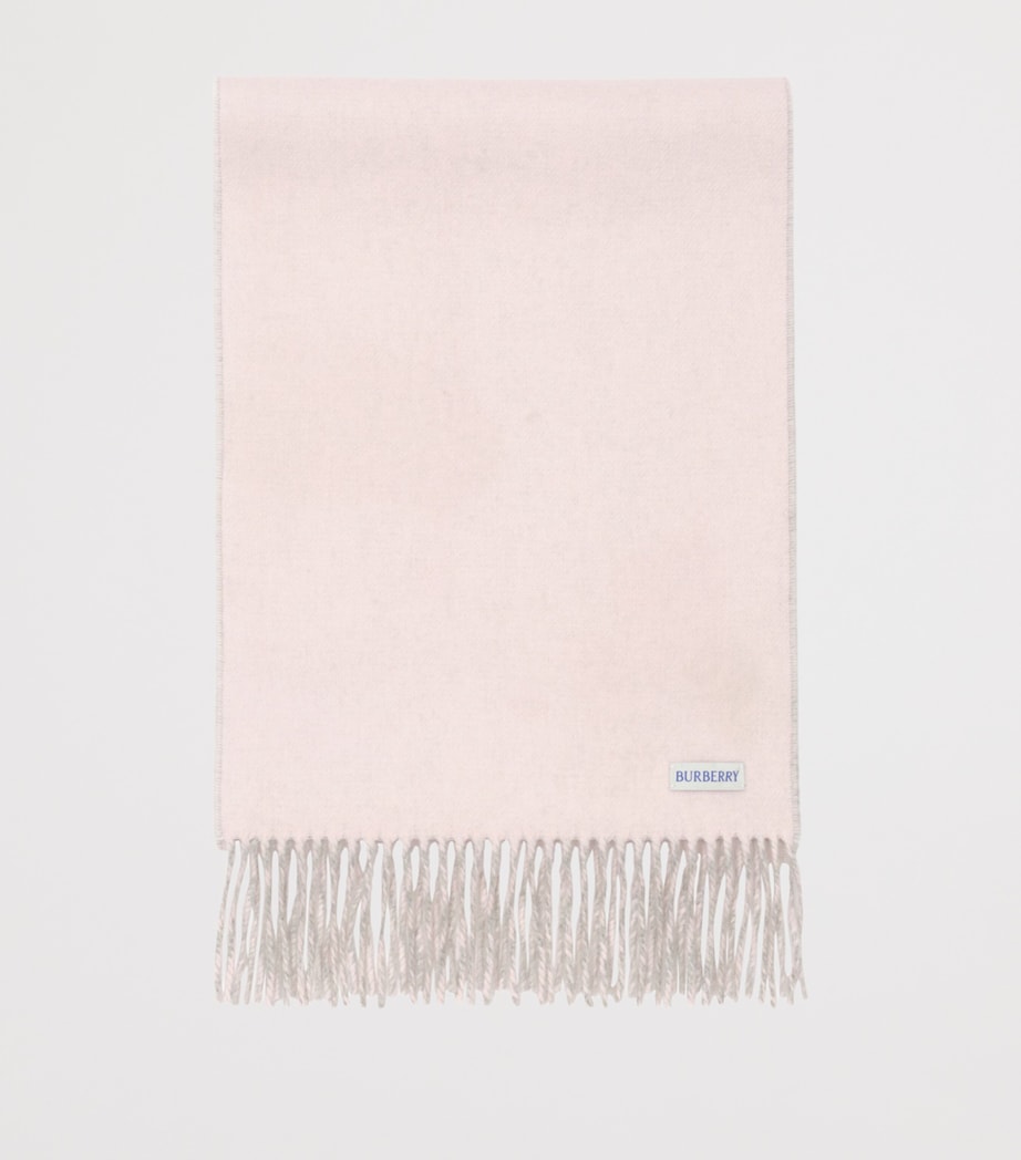 Burberry Cashmere EKD Stamp Scarf Mitten/bow Image 4