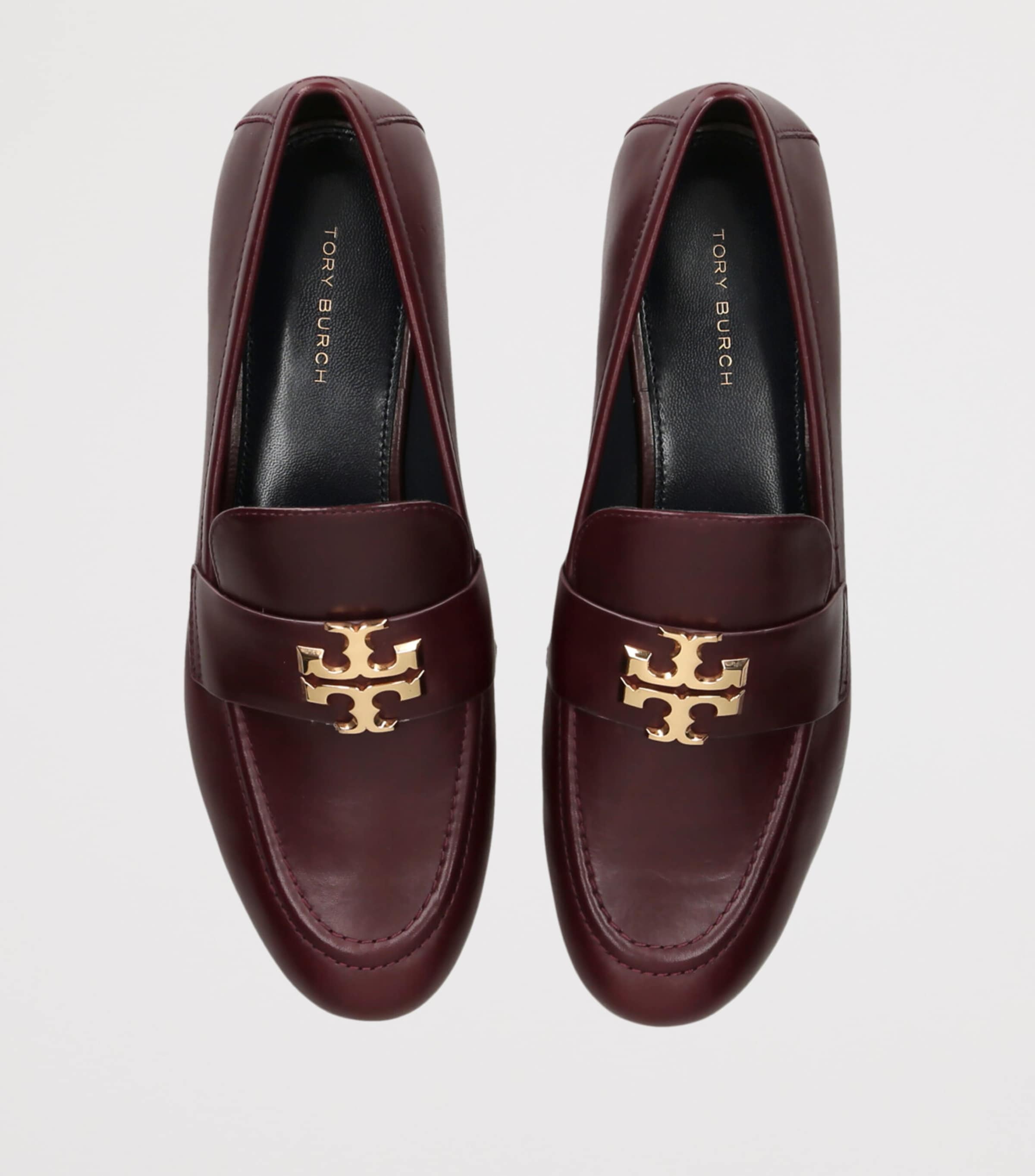Leather Eleanor Loafers WINE COMB Image 4