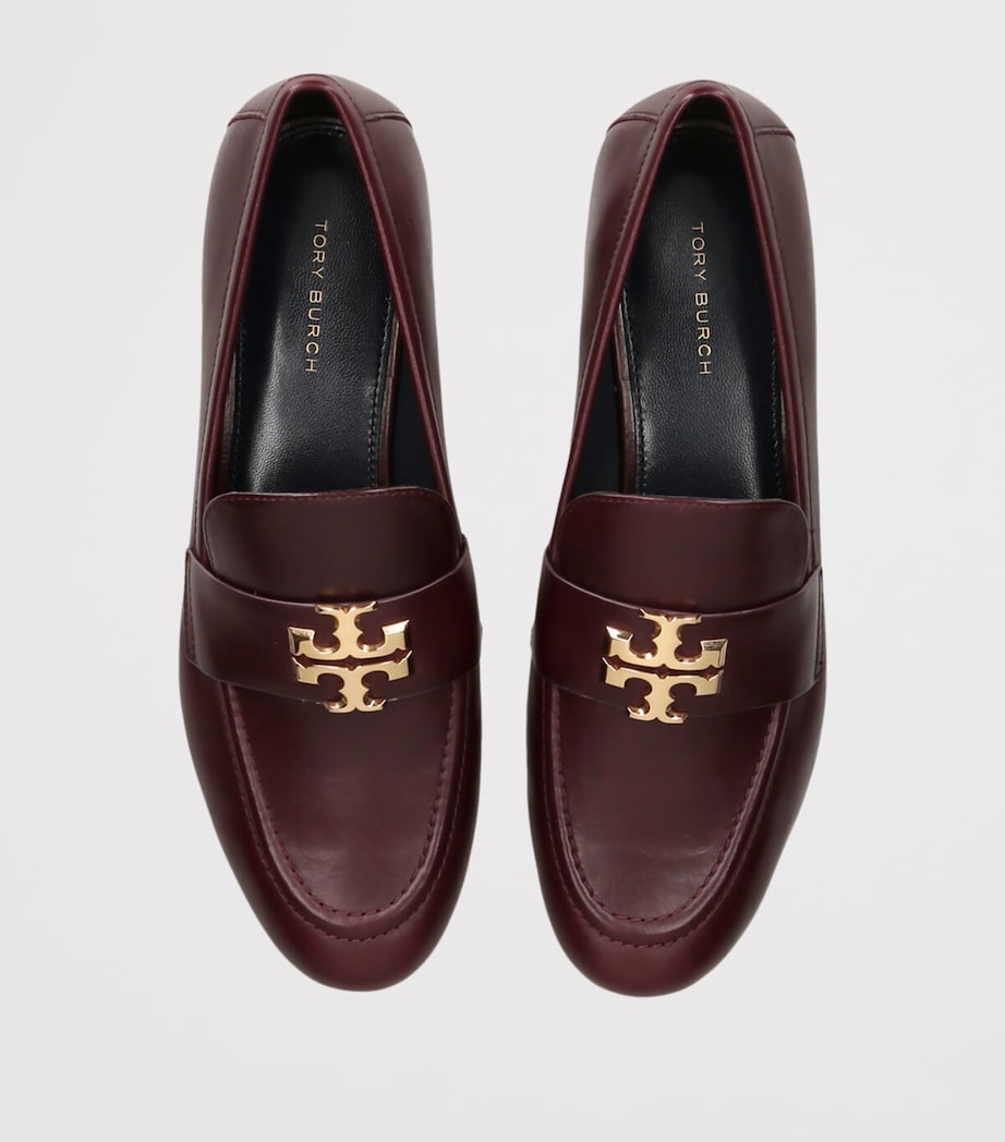 Leather Eleanor Loafers WINE COMB Image 4