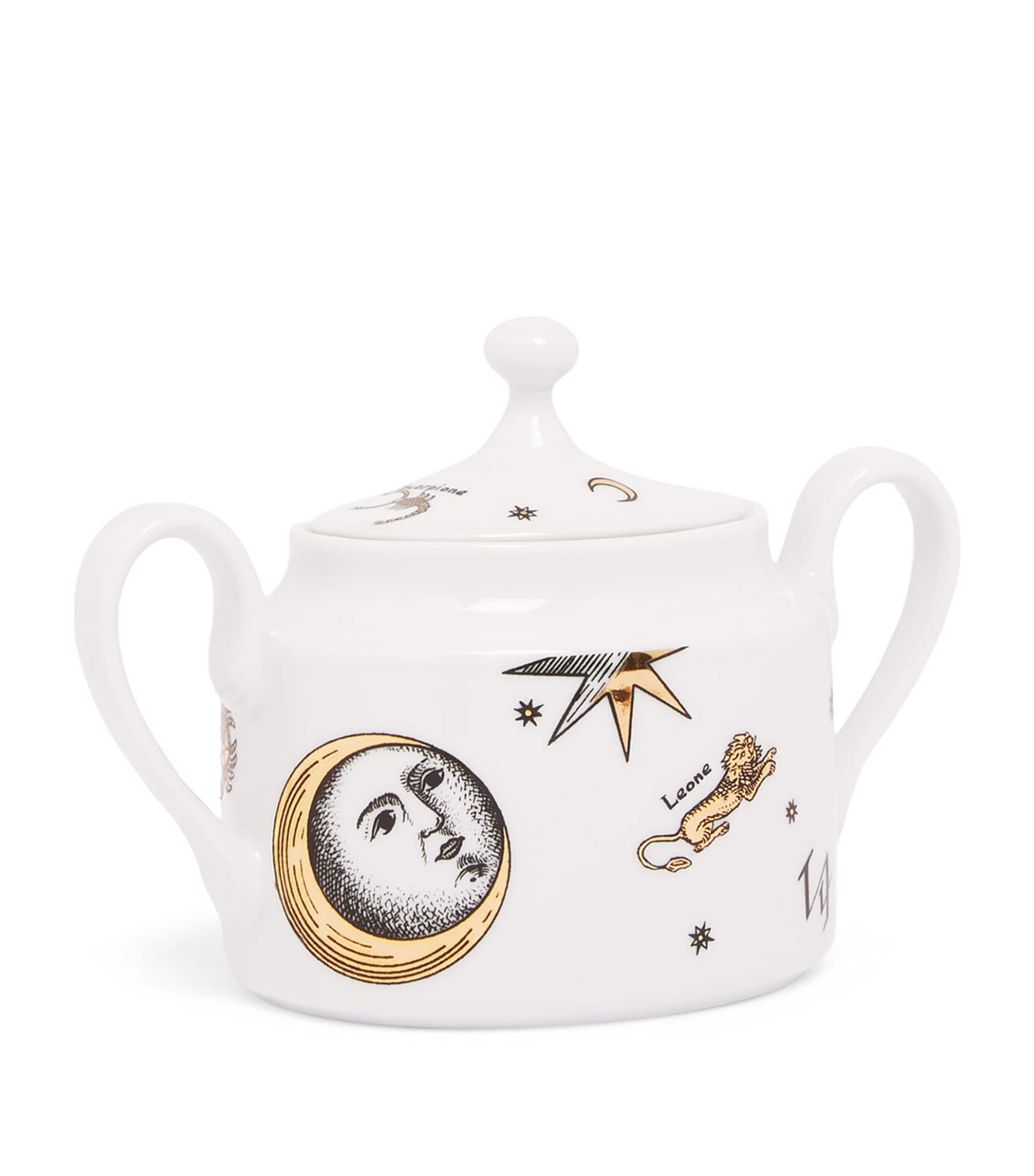 Fornasetti Porcelain Astronomici Sugar Bowl Image 3
