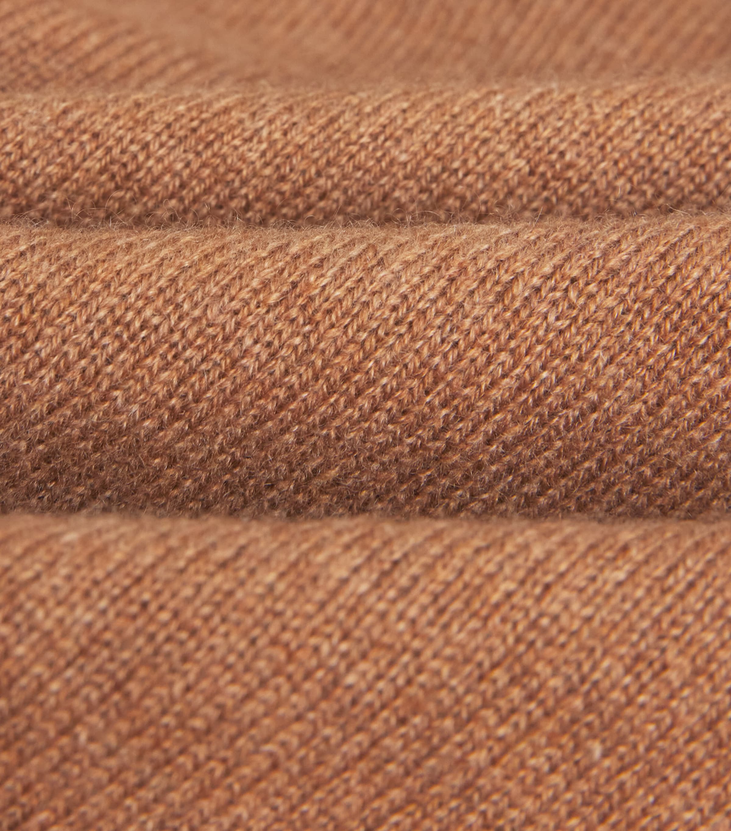 ME+EM Womens Cashmere V-Neck Sweater Vest Caramel Melange Image 6