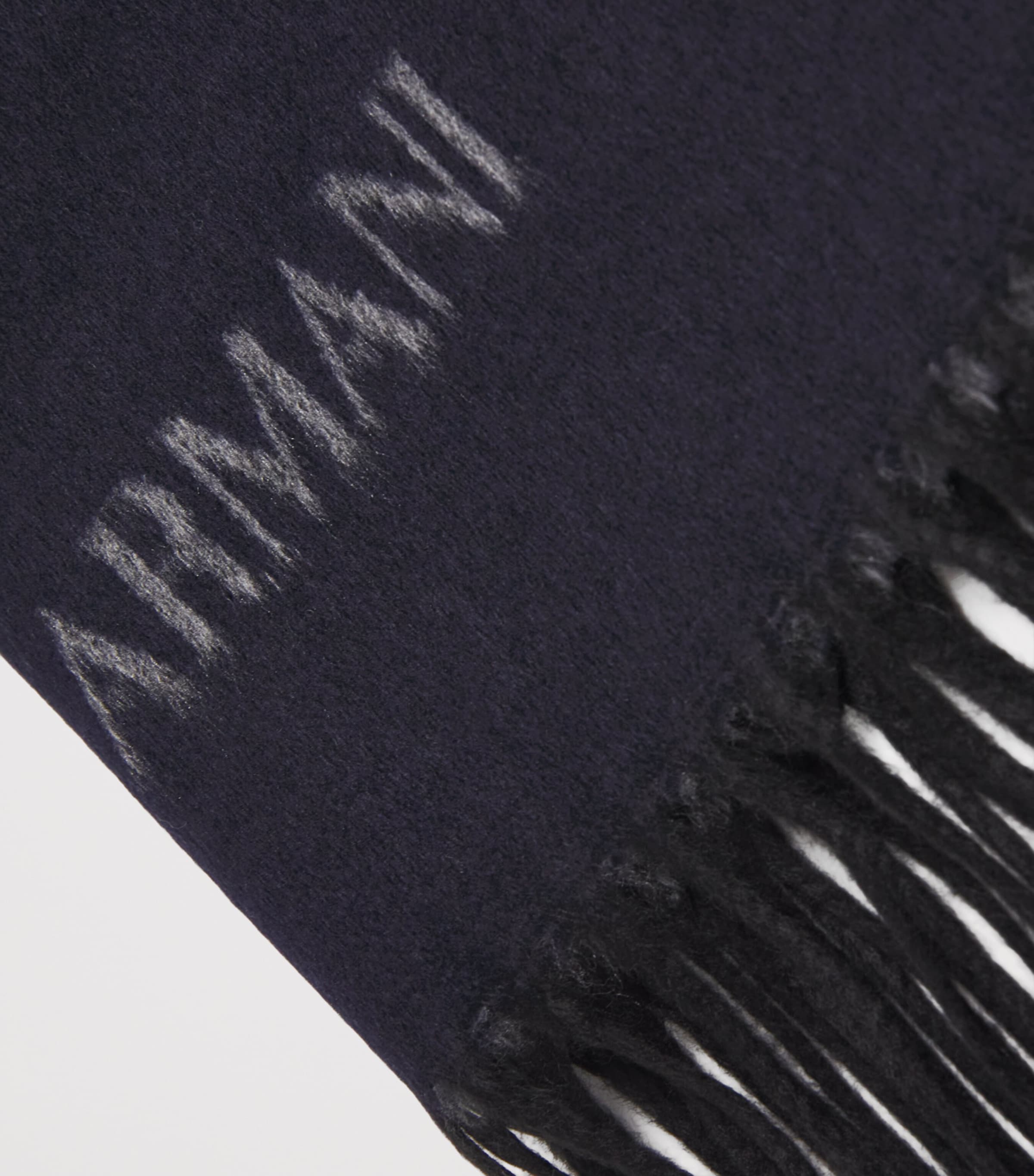 Silk-Cashmere Fringe Scarf FB066 Image 4