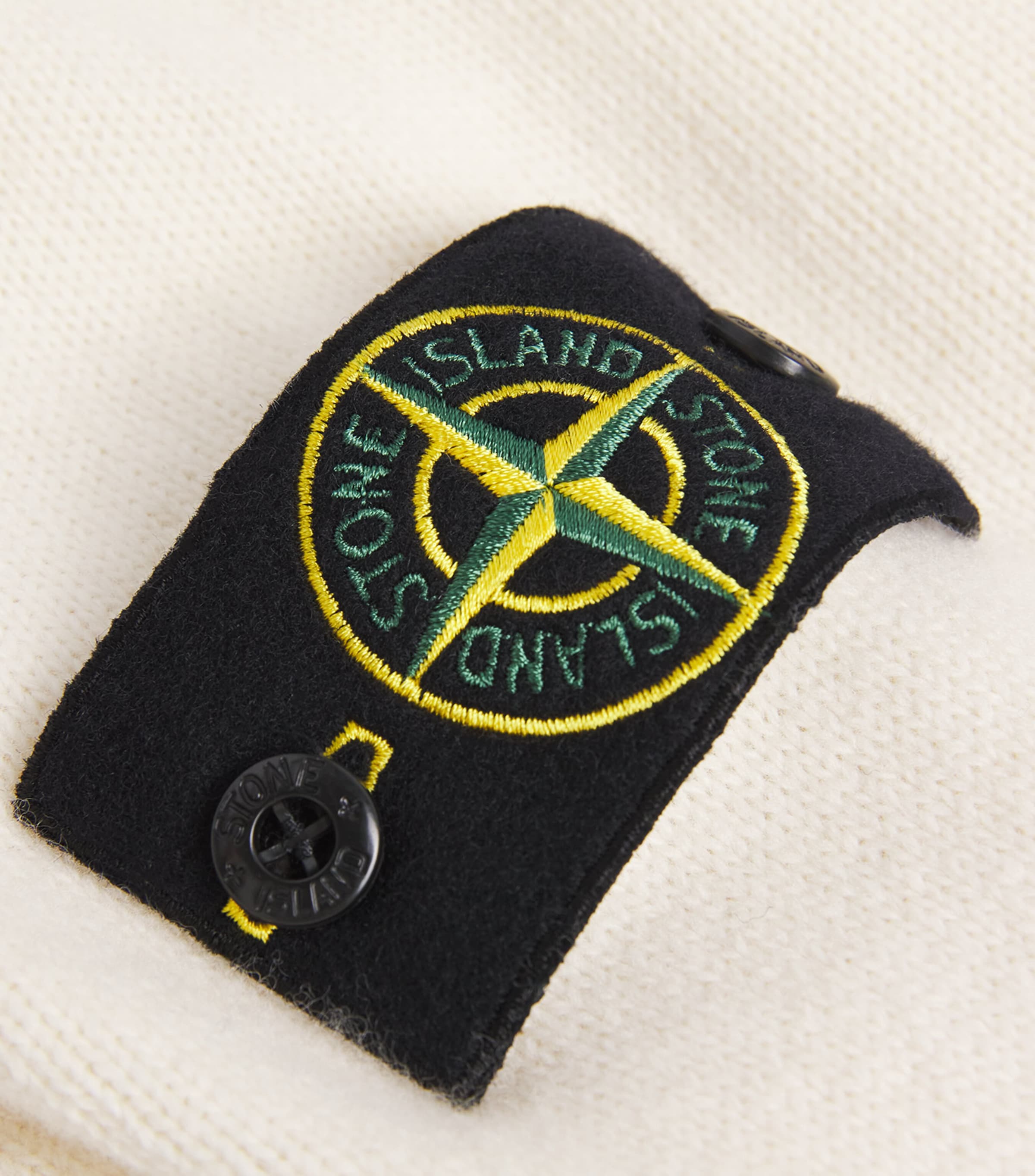 Wool-Blend Logo Patch Sweater V0093 Image 5