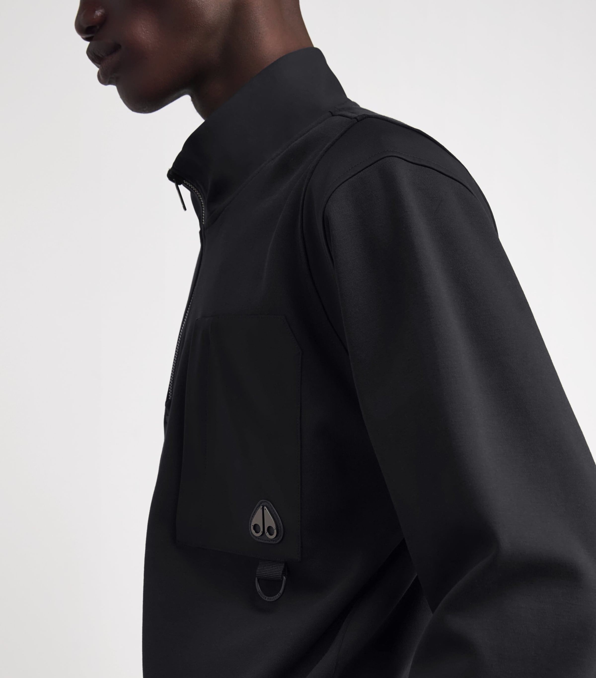 Quarter-Zip Dalon Sweatshirt BLACK - 292 Image 6