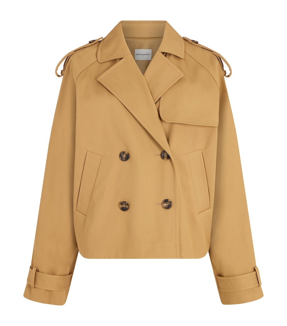 Short Trench Coat CAMEL Image 1