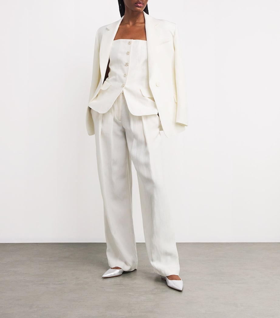 Off-The-Shoulder Bustier Top ECRU Image 2