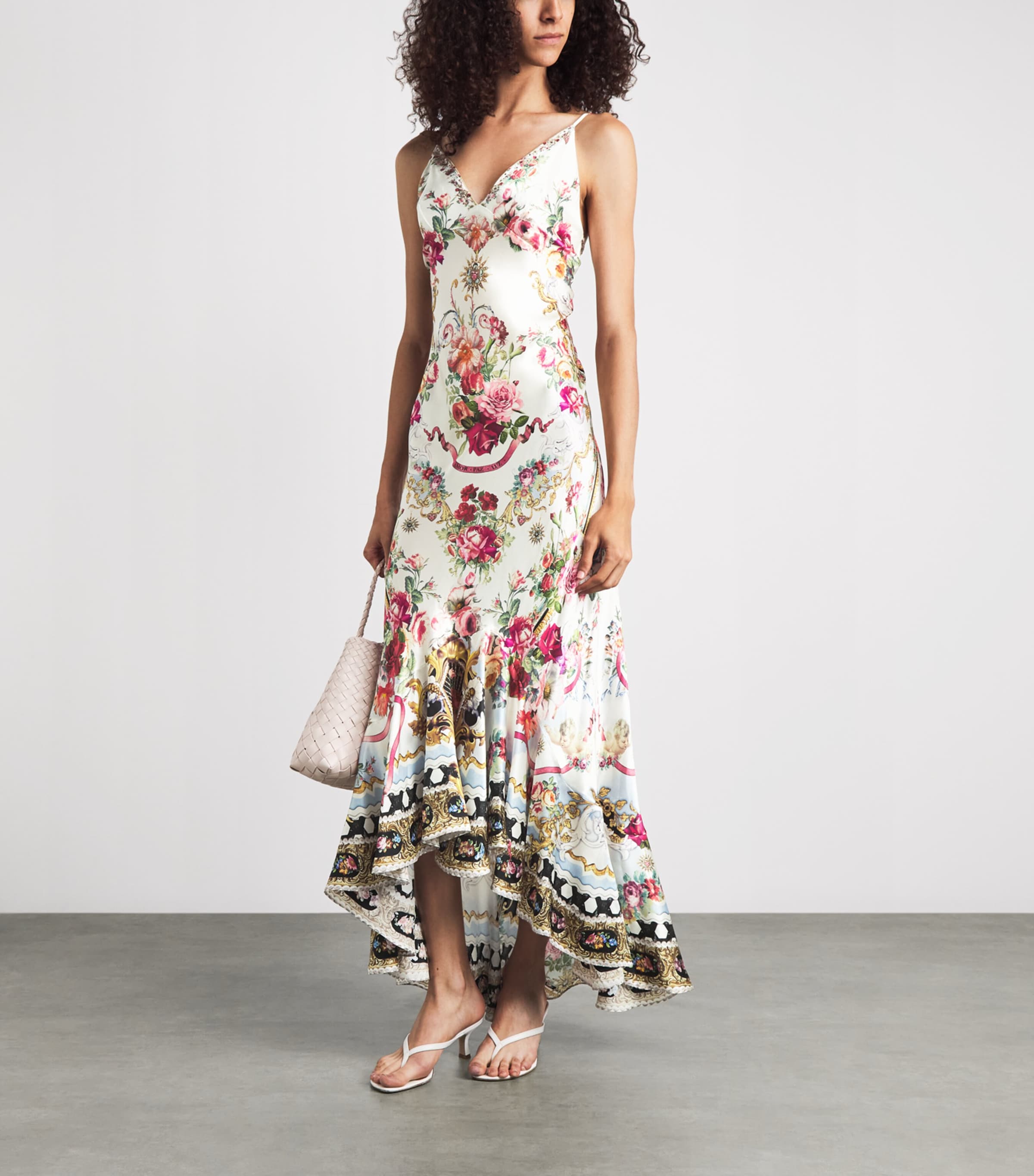 Camilla Womens Silk Printed Slip Dress Torero Libertine Image 2