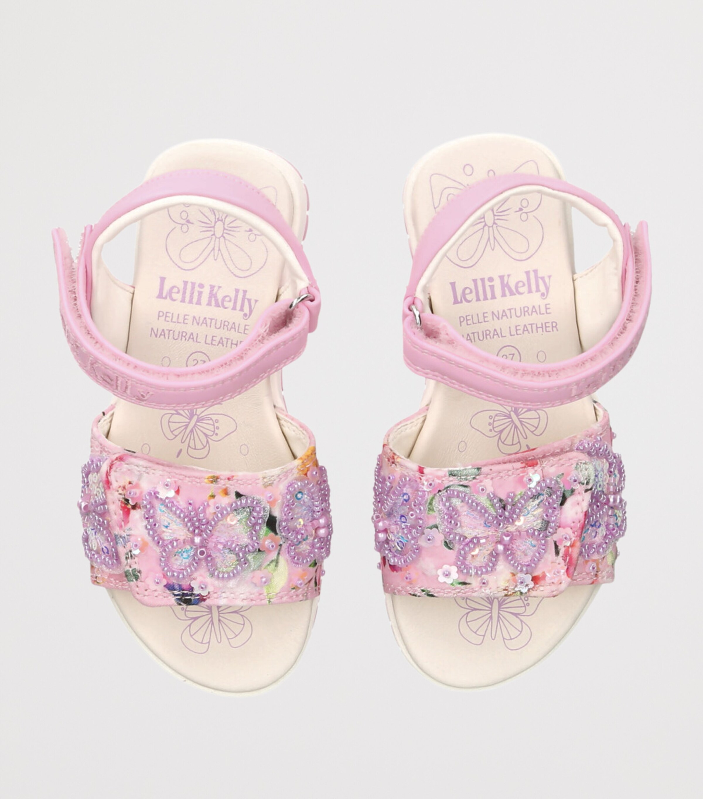 Lelli Kelly Serena Sandals Pink Comb Image 4