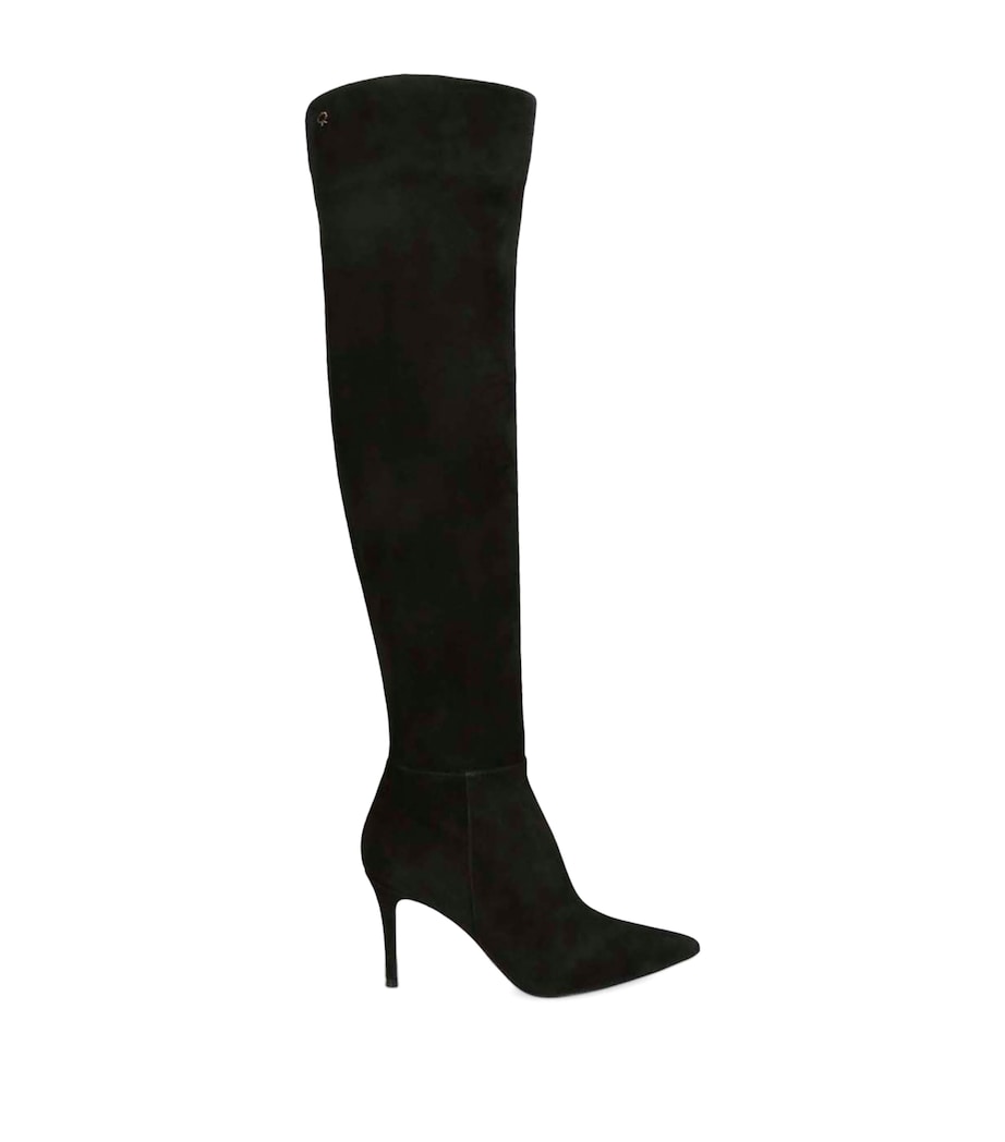 Suede Jules Over-the-Knee Boots 85 BLACK Image 1
