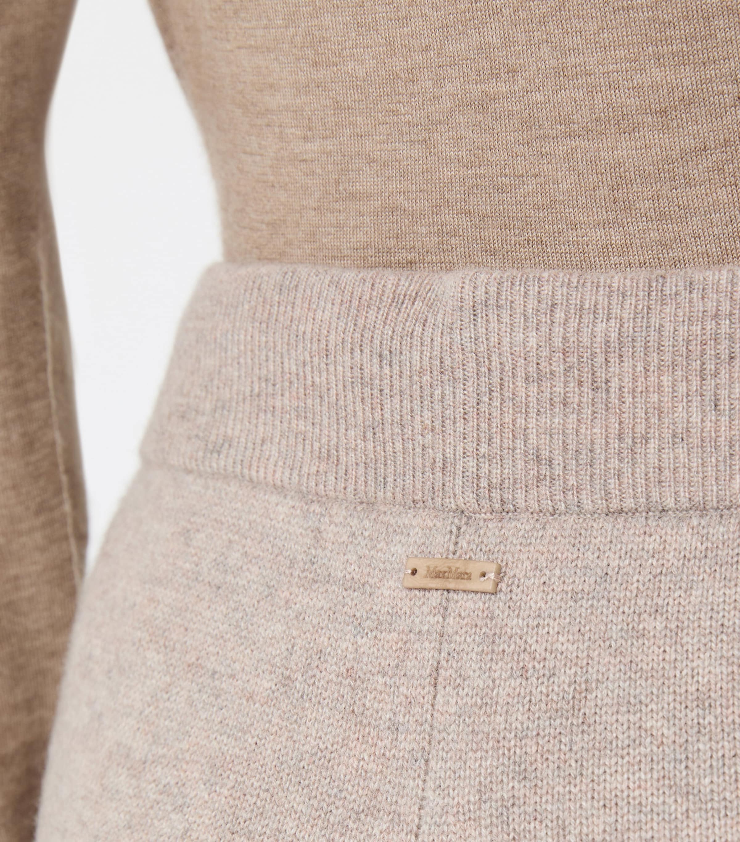 Max Mara Womens Cashmere Sweatpants Sand Image 6