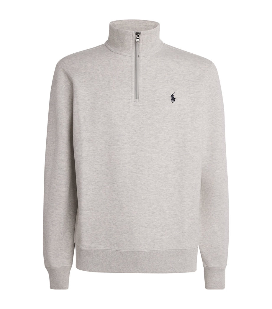 Polo Ralph Lauren Mens Cotton-Blend Quarter-Zip Sweatshirt Lt Sport Image 1