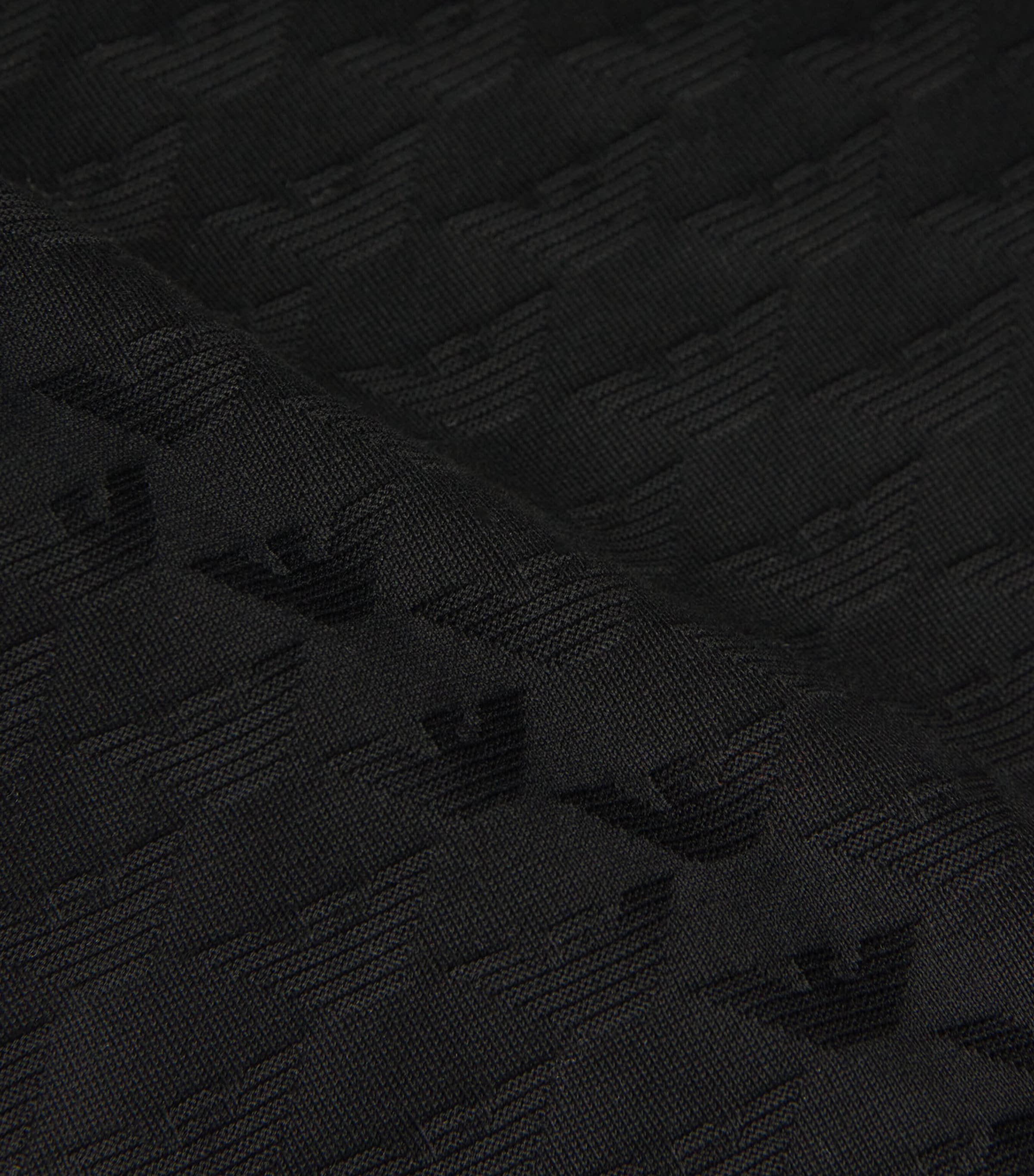 Cotton Eagle Motif Polo Shirt 999 Image 5