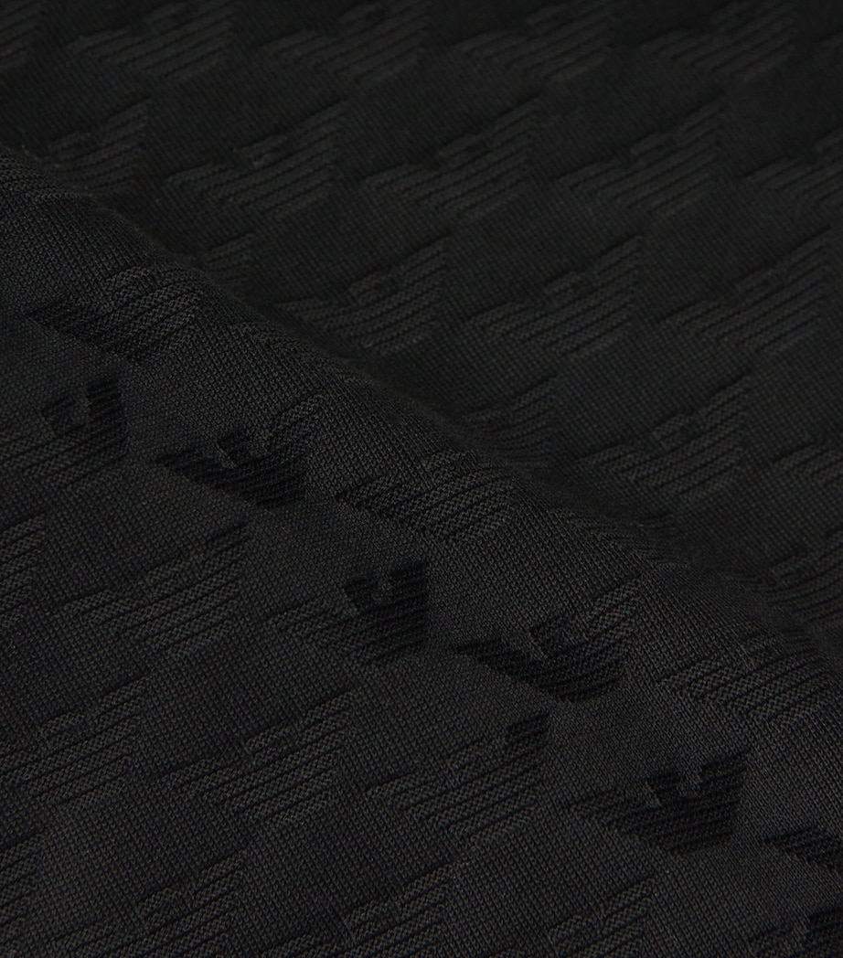 Cotton Eagle Motif Polo Shirt 999 Image 5