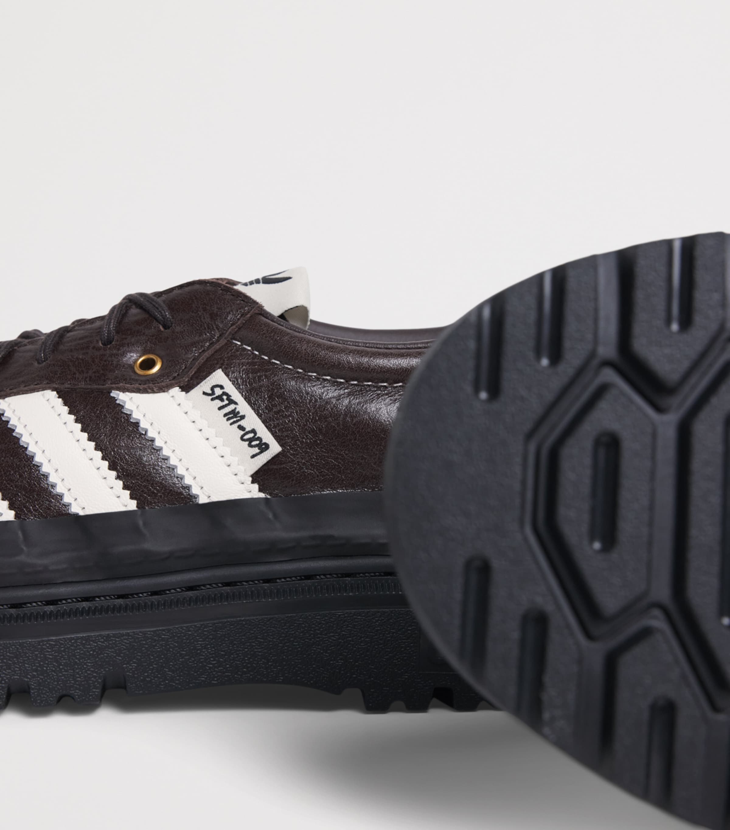adidas x Song for the Mute Leather Samba LX Freizeit Sneakers Aurora Coffe/cor Blk Image 7