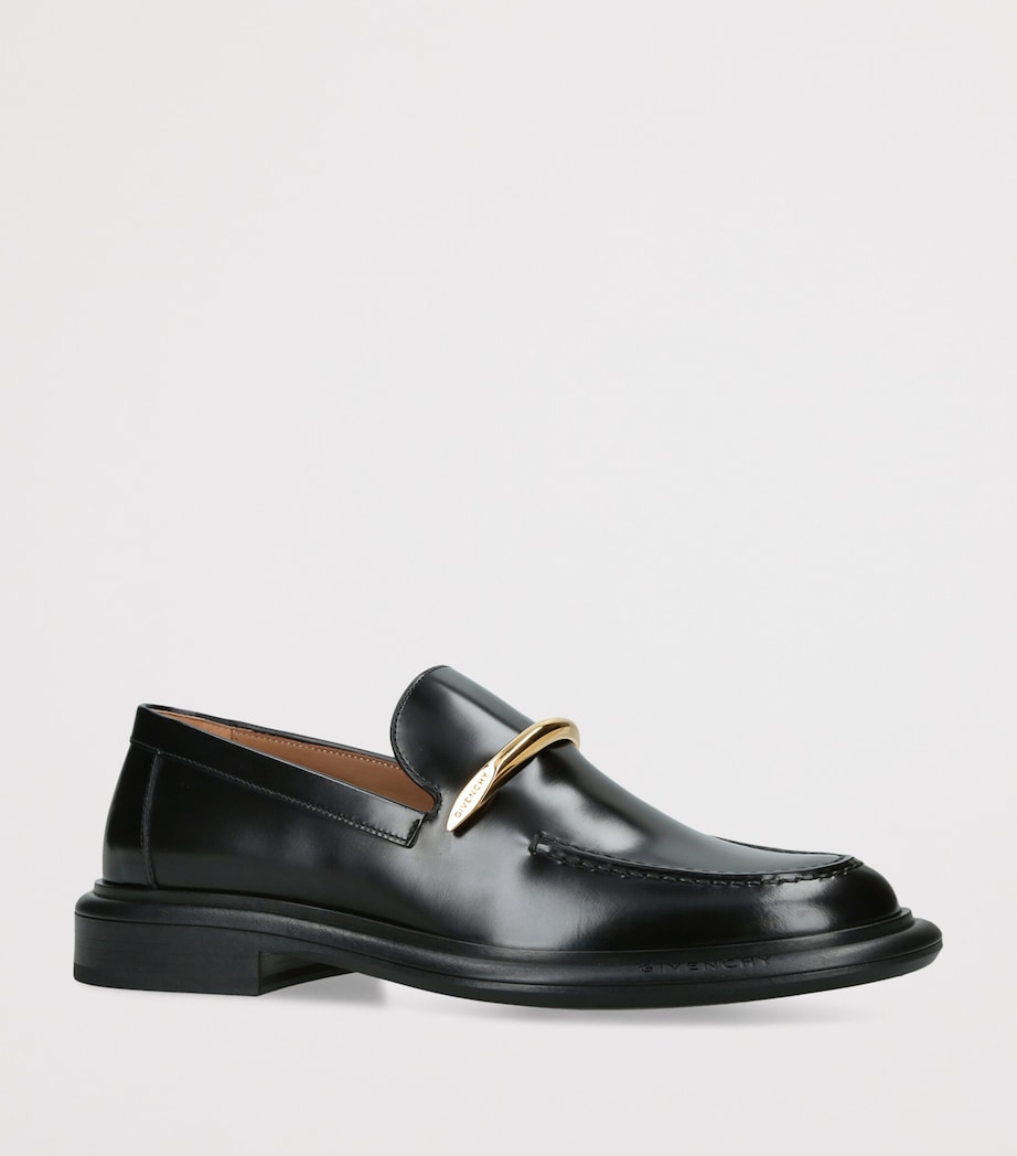 Givenchy Leather Pinch Loafers Black Image 3