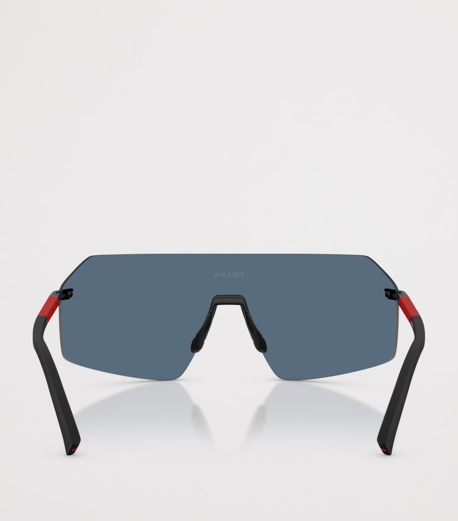 Prada Linea Rossa Metal PR B50S Sunglasses Black Image 4