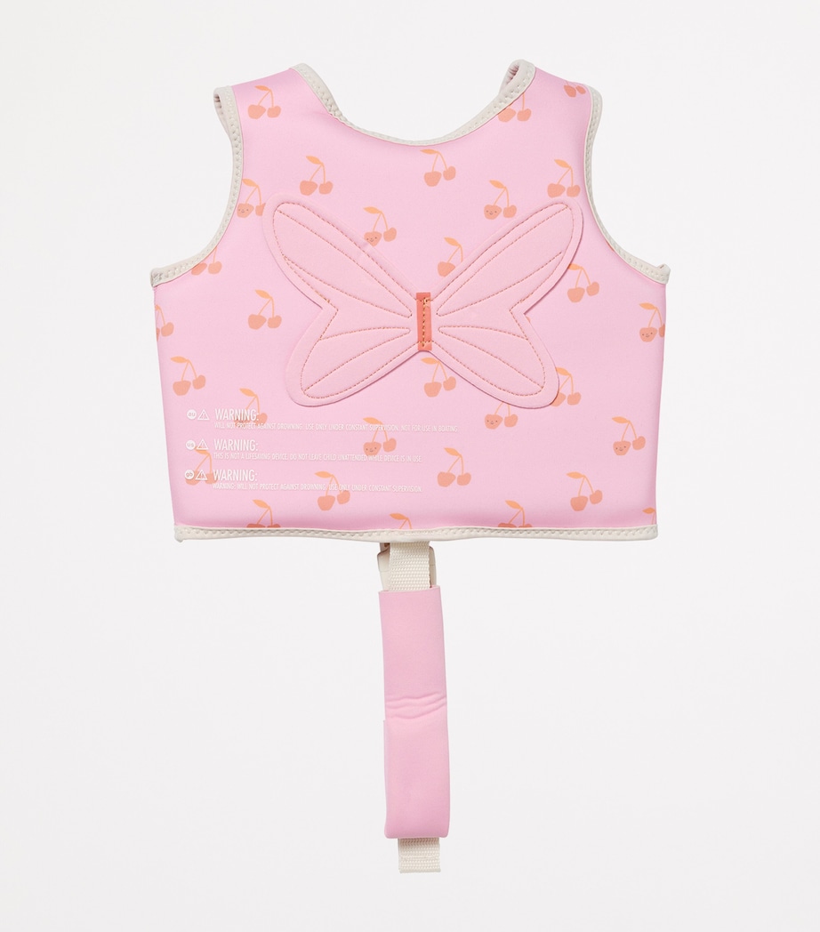 Sunnylife Kids Cherry Print Swimming Vest (1-2 Years) Cotton Candy Image 3