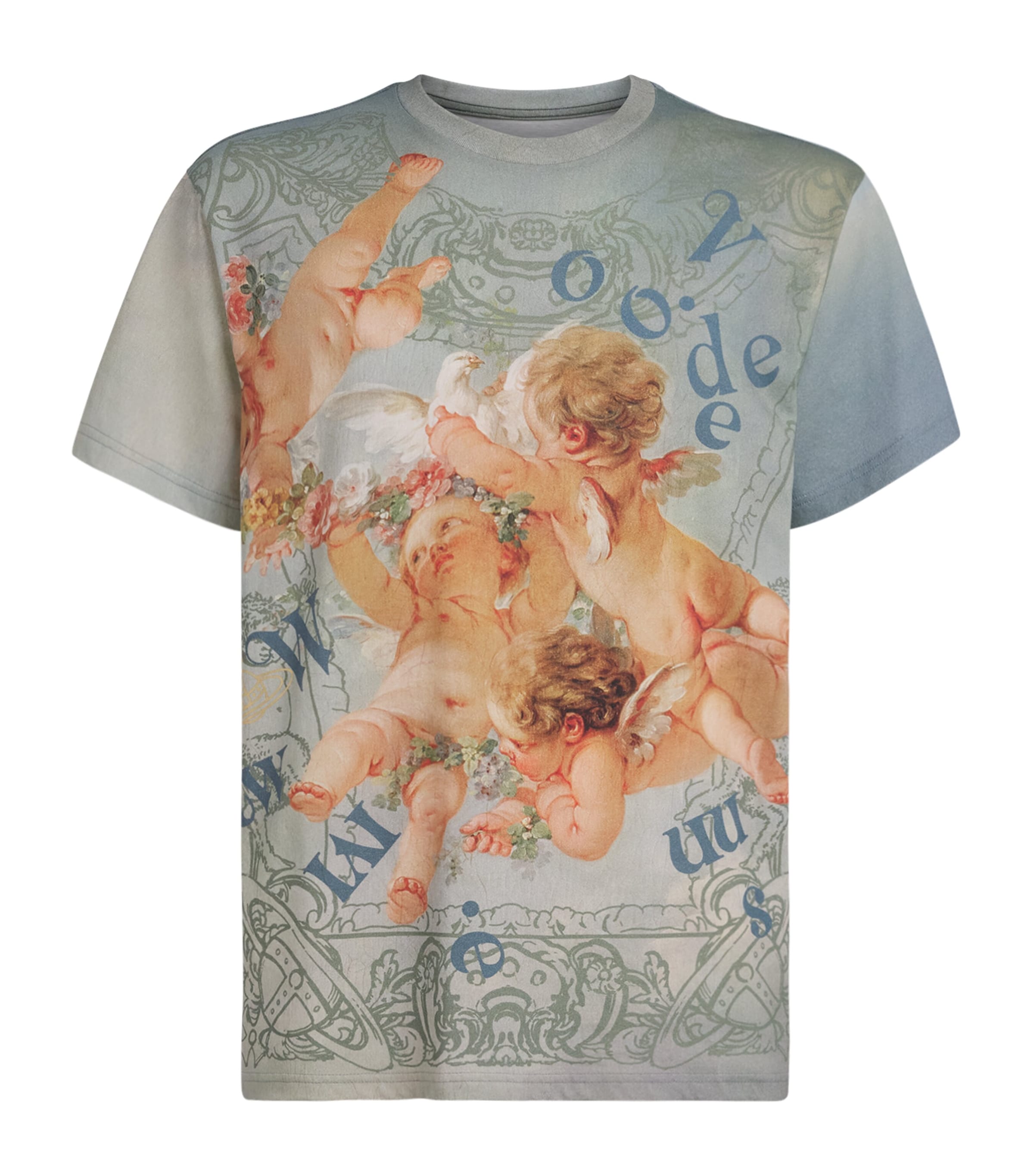 Vivienne Westwood Mens Organic Cotton Printed T-Shirt Orb Frm Crub Image 1