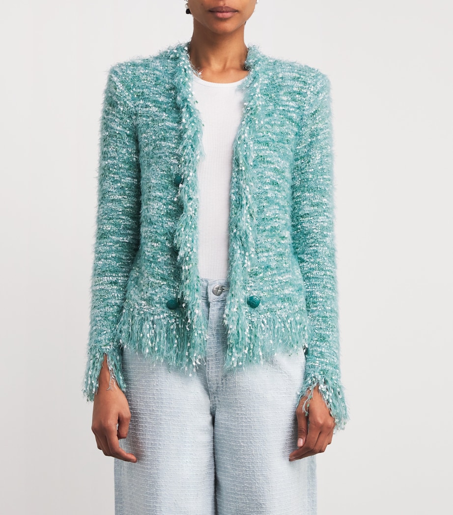 Fringe Azure Cardigan JADE MULTI JDML Image 3
