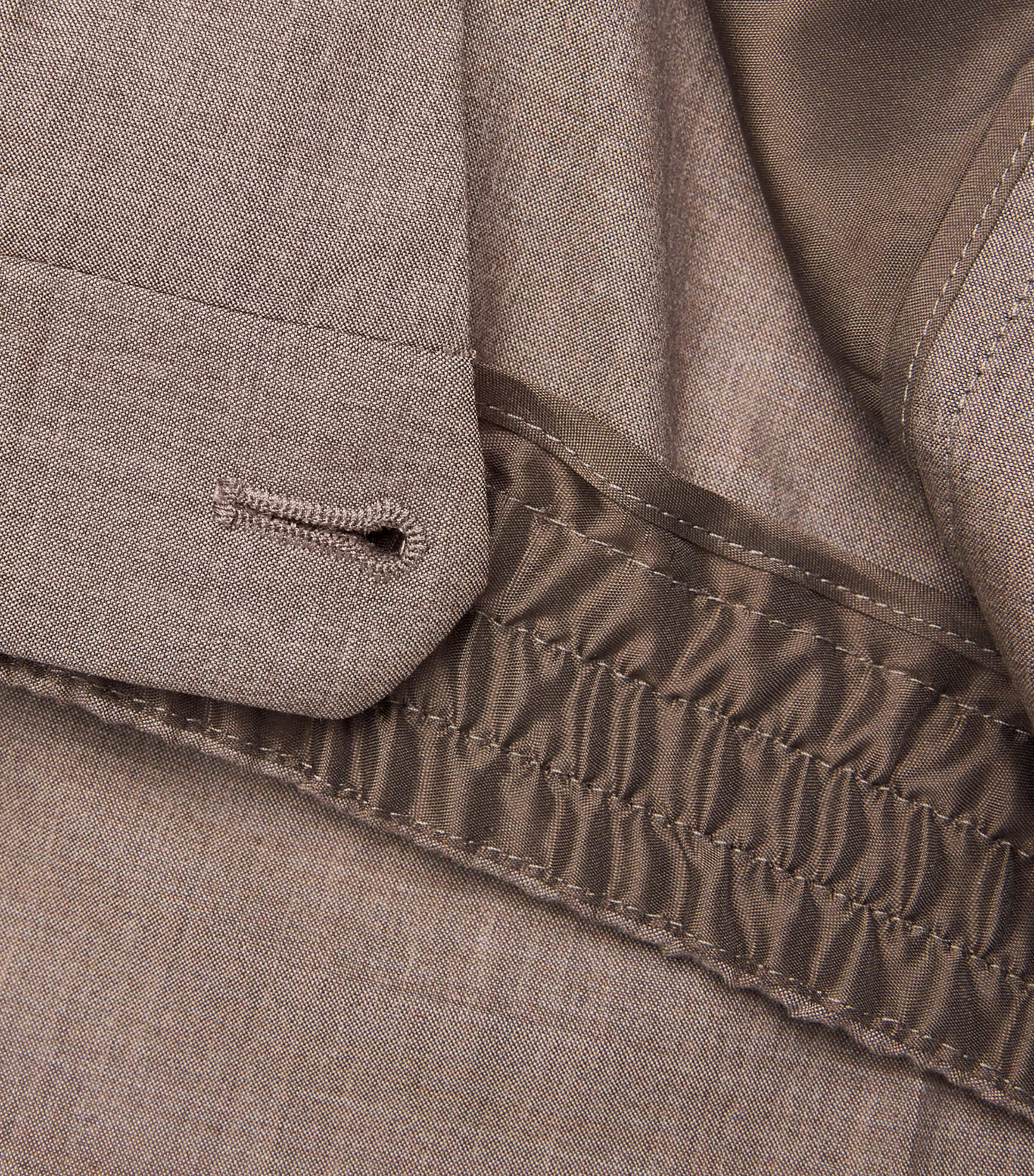 Virgin Wool Alanel Trousers MUSHROOM Image 5