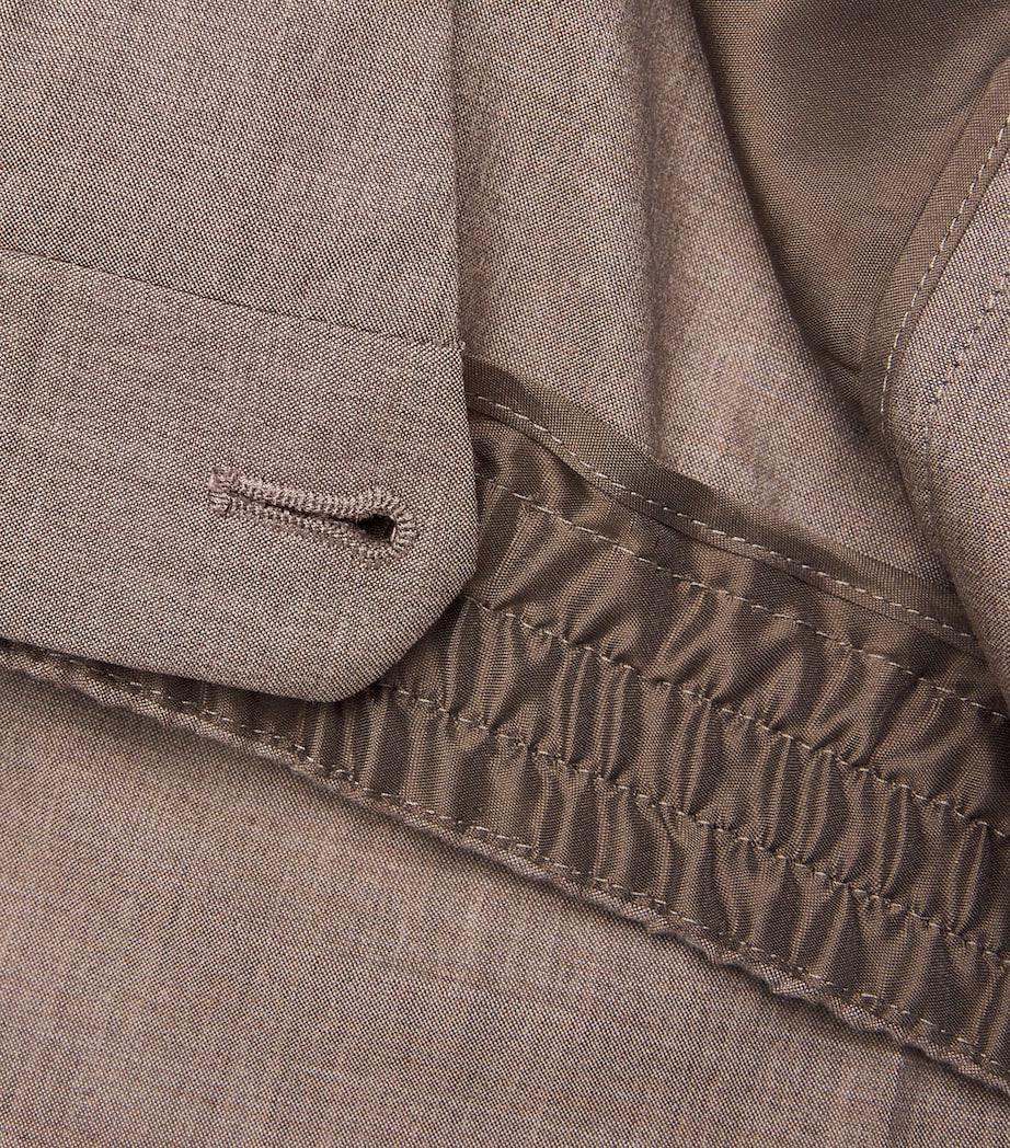 Virgin Wool Alanel Trousers MUSHROOM Image 5