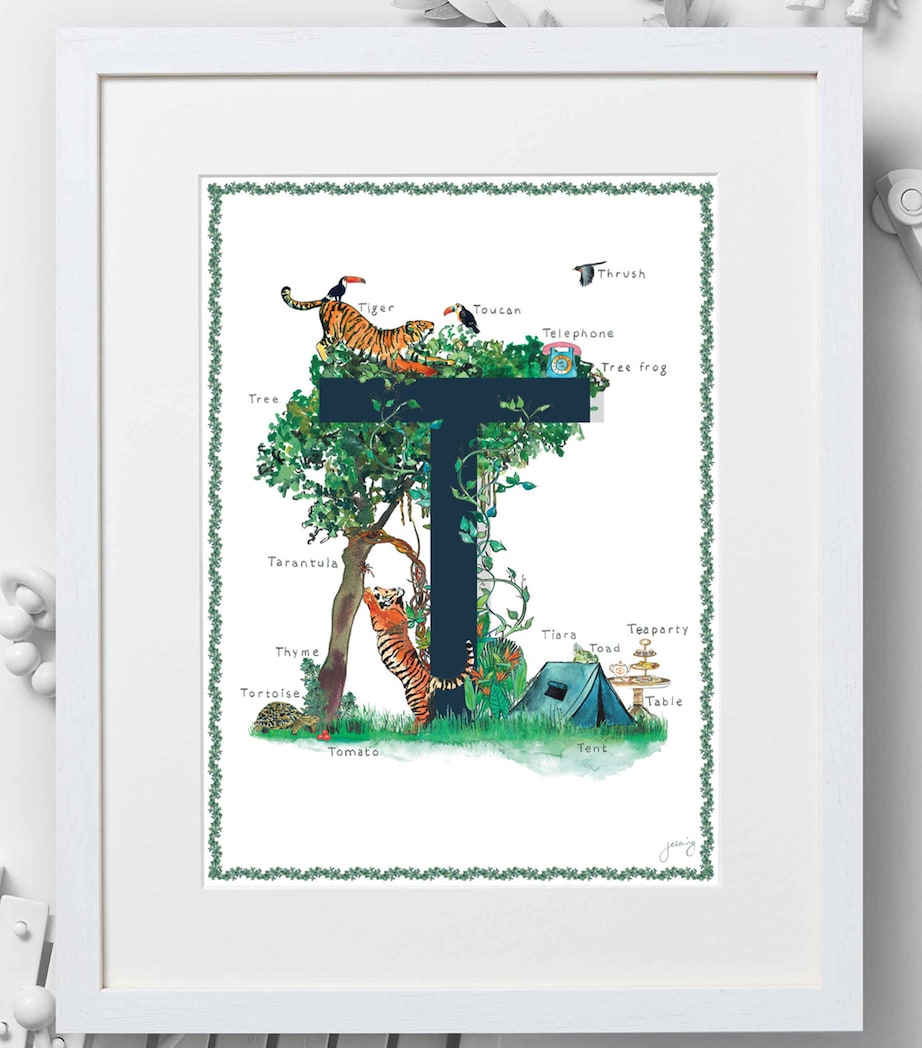 A4 Letter Print NAVY Image 2