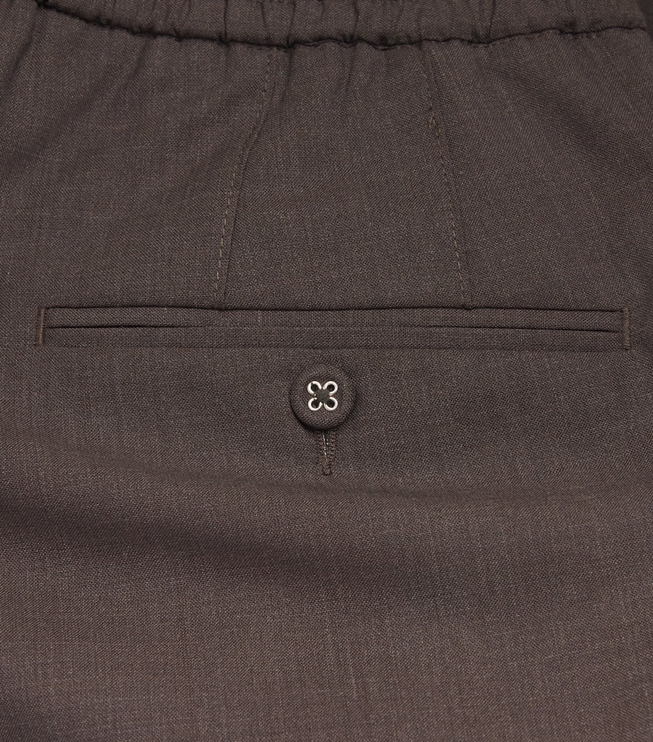 Stretch Wool Trousers ICED COFFEE Image 5